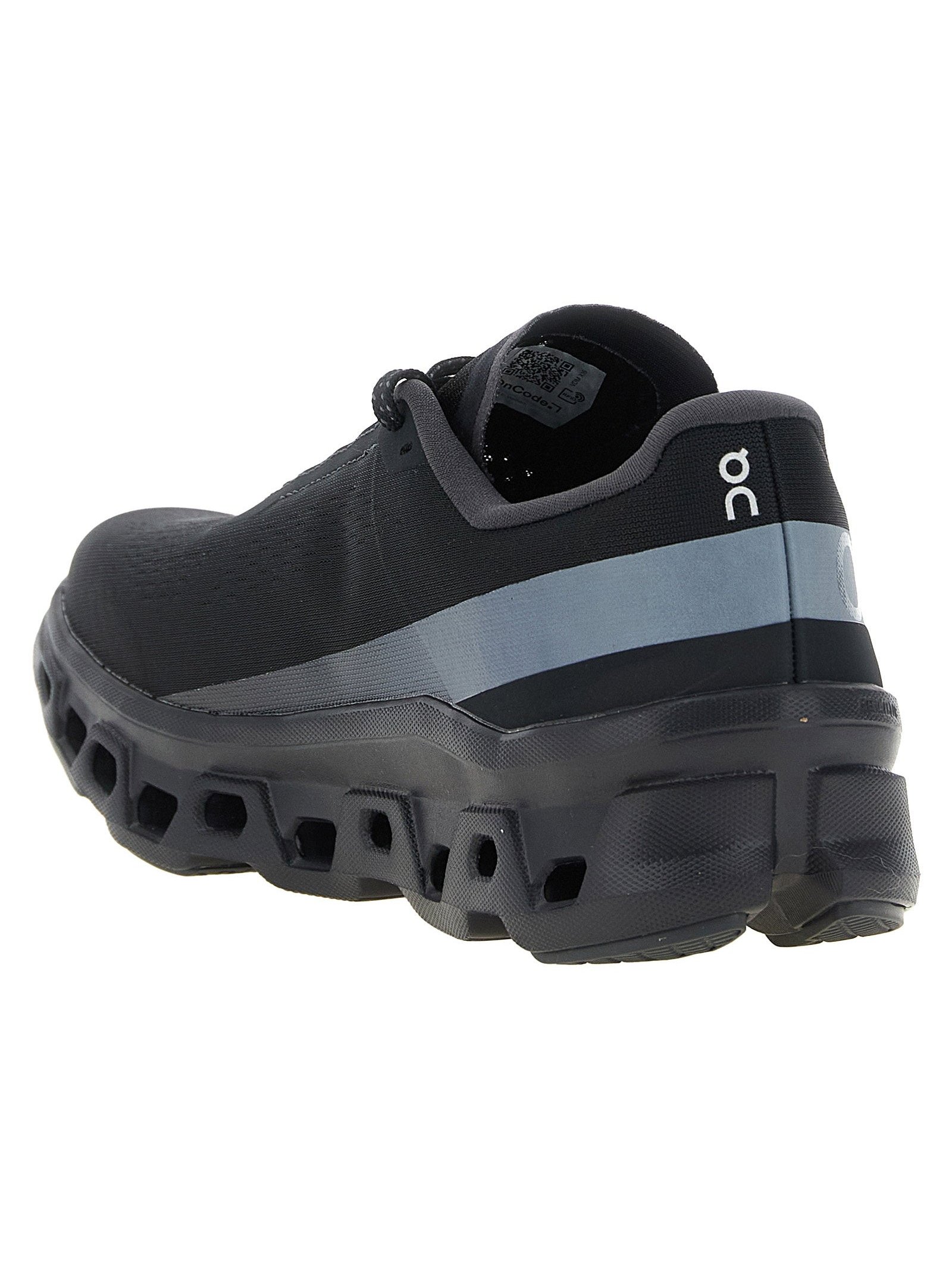 On Cloudmonster 1 Sneaker — Black, view 3