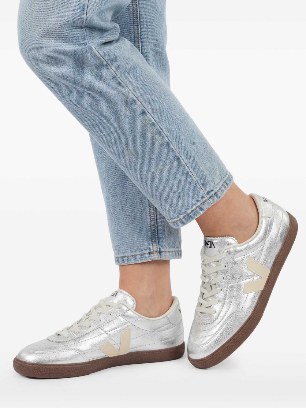 Veja Panenka Sneaker — Silver, view 5