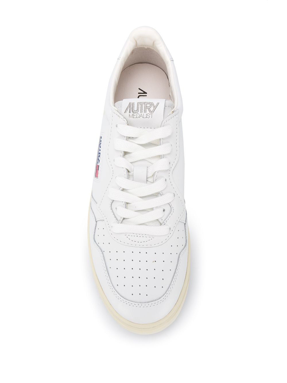 Autry Medalist Low Sneaker — White, view 2