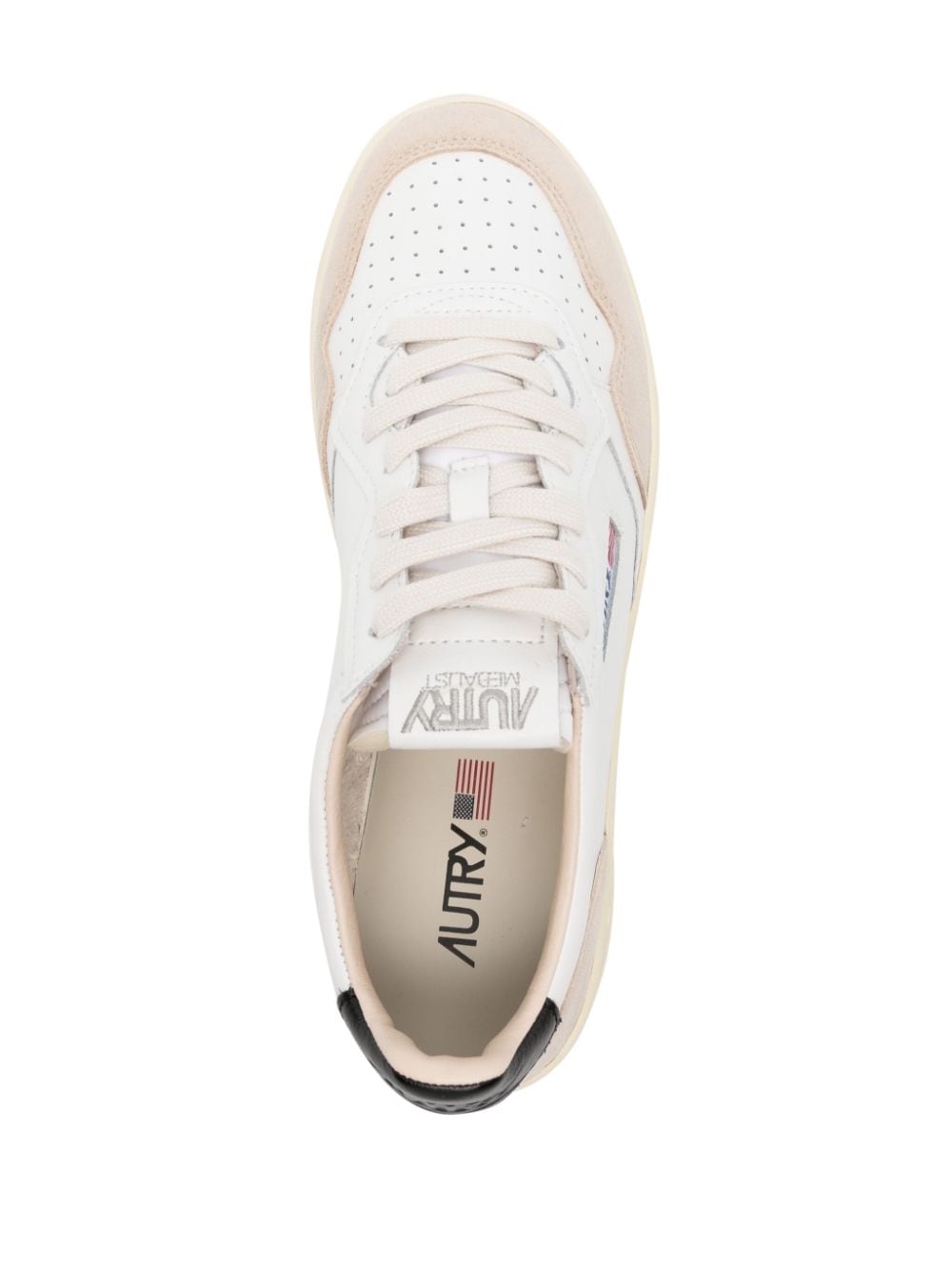 Autry Medialist Low Sneakers — White, view 3