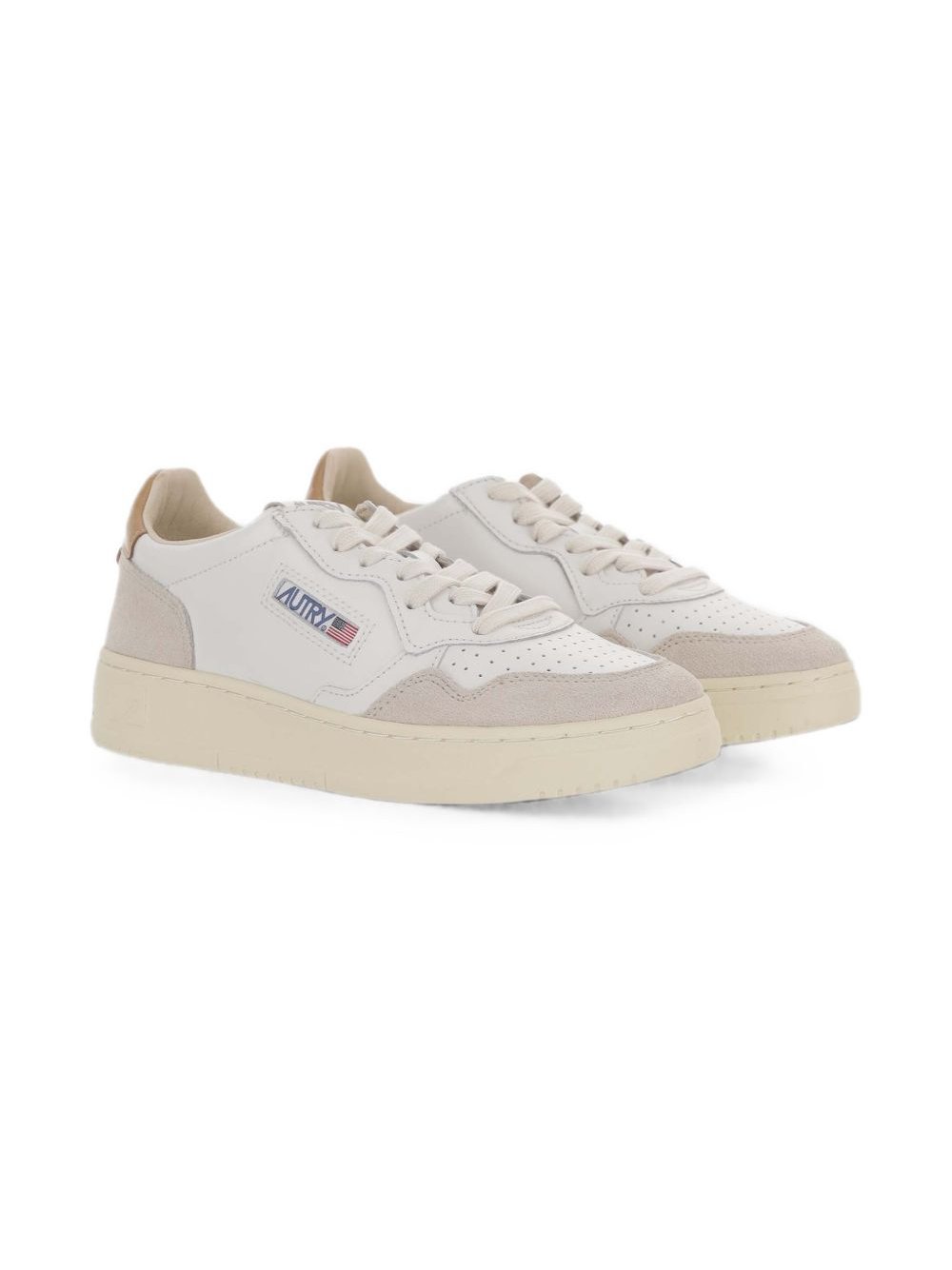 Autry Medialist Low Sneaker — Cream, view 2