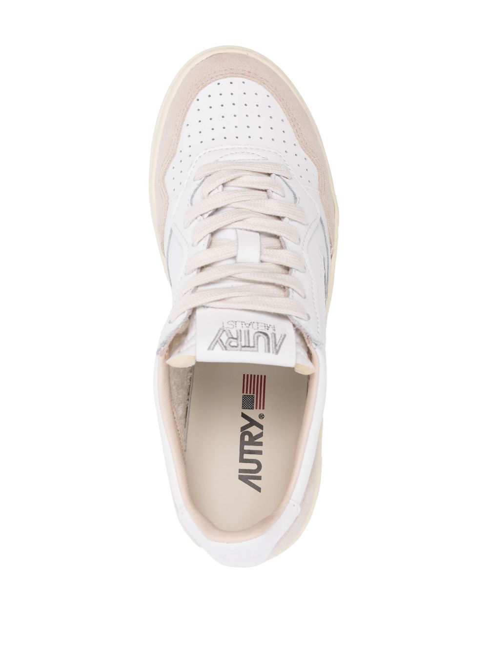 Autry Medialist Low Sneaker — White, view 2