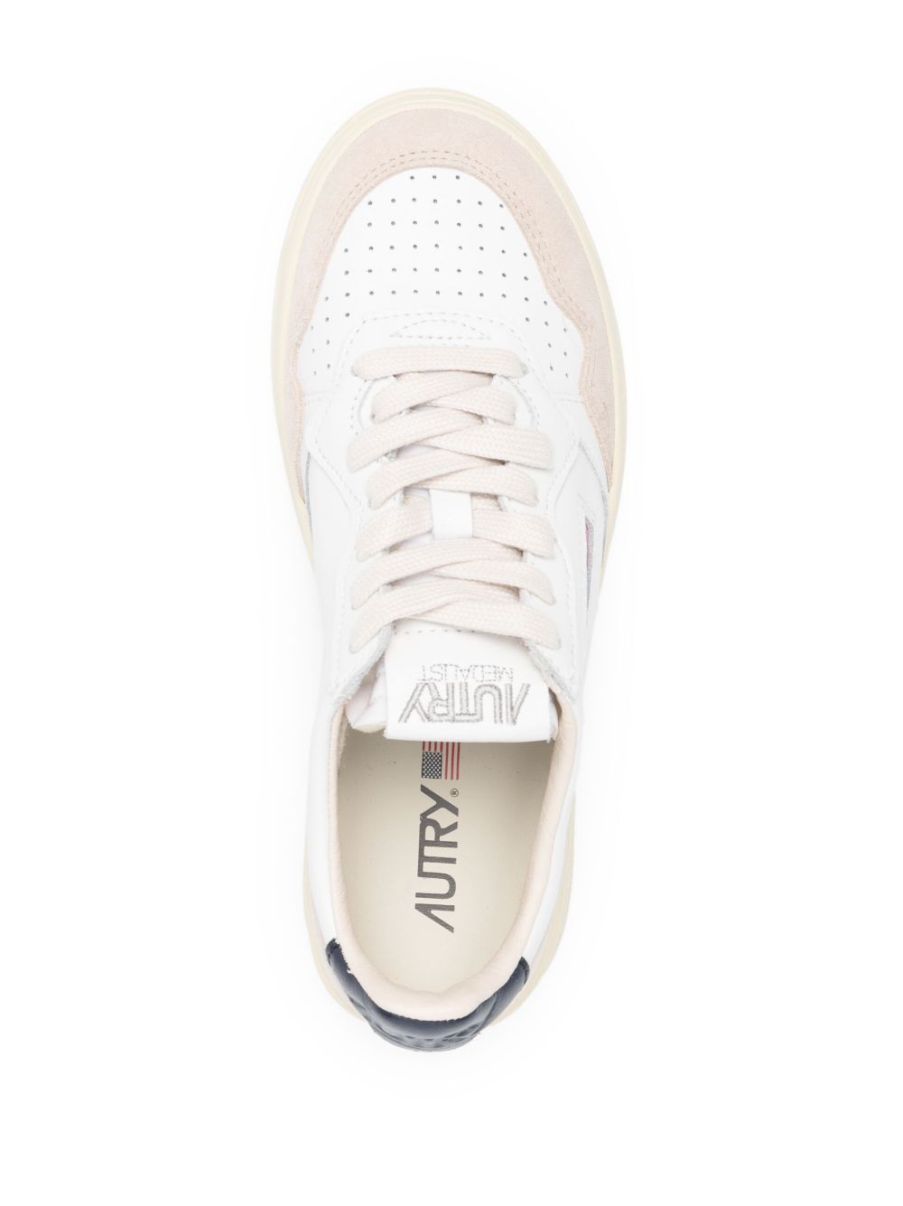 Autry Medialist Low Sneaker — White, view 4