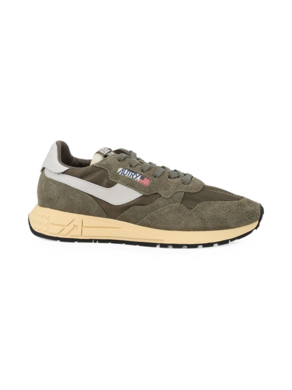 Autry Reelwind Low Sneaker — Khaki Green by Autry