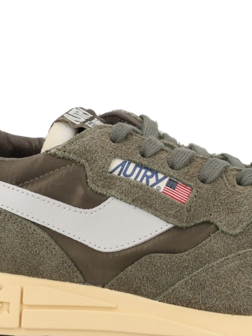 Autry Reelwind Low Sneaker — Khaki Green, view 2