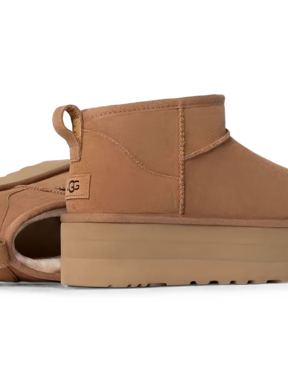Ugg Ultra Mini Platform Boot — Tan, view 3