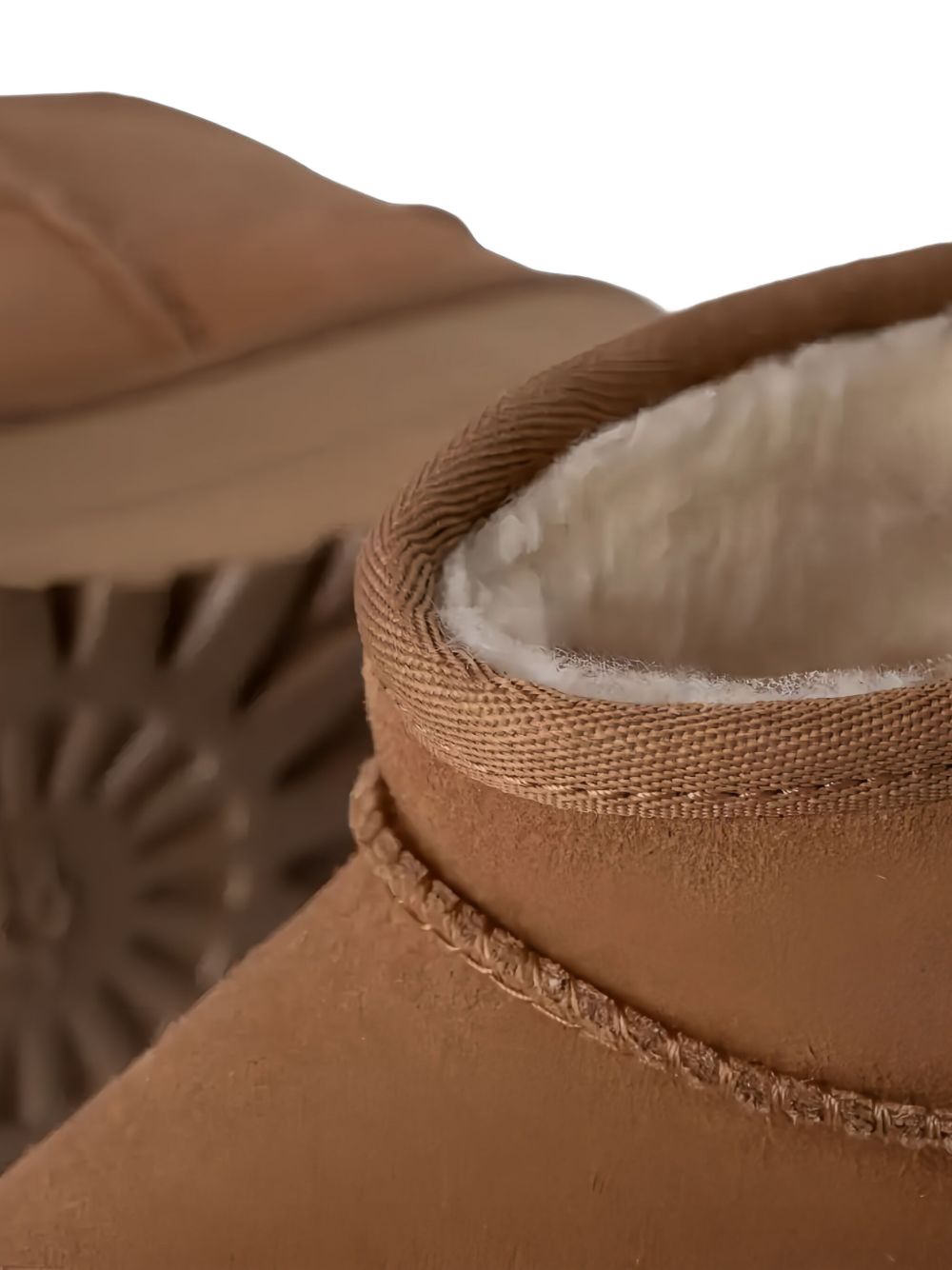 Ugg Ultra Mini Platform Boot — Tan, view 4