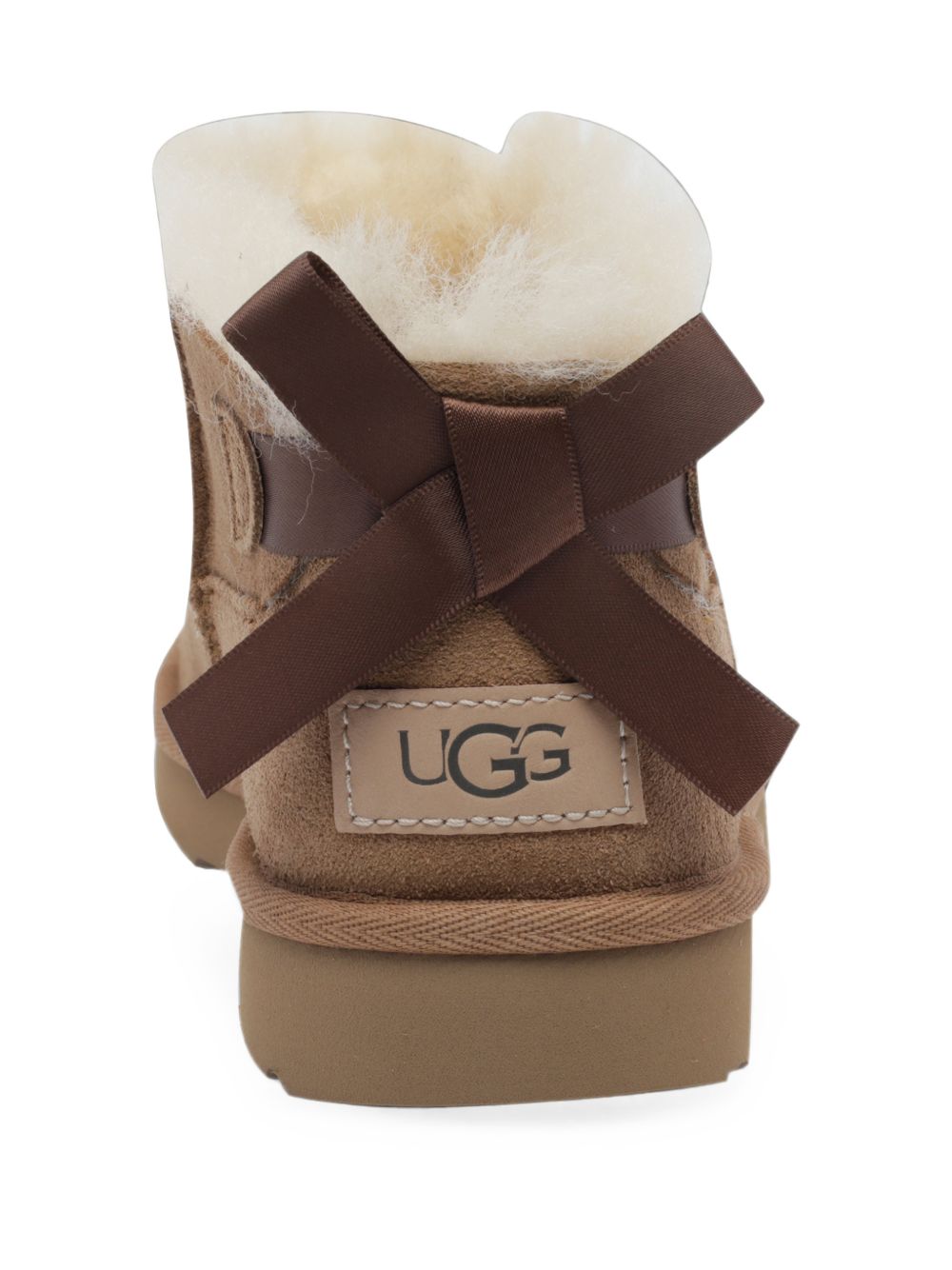 Ugg Ultra Mini Bailey Bow Slipper — Tan, view 2