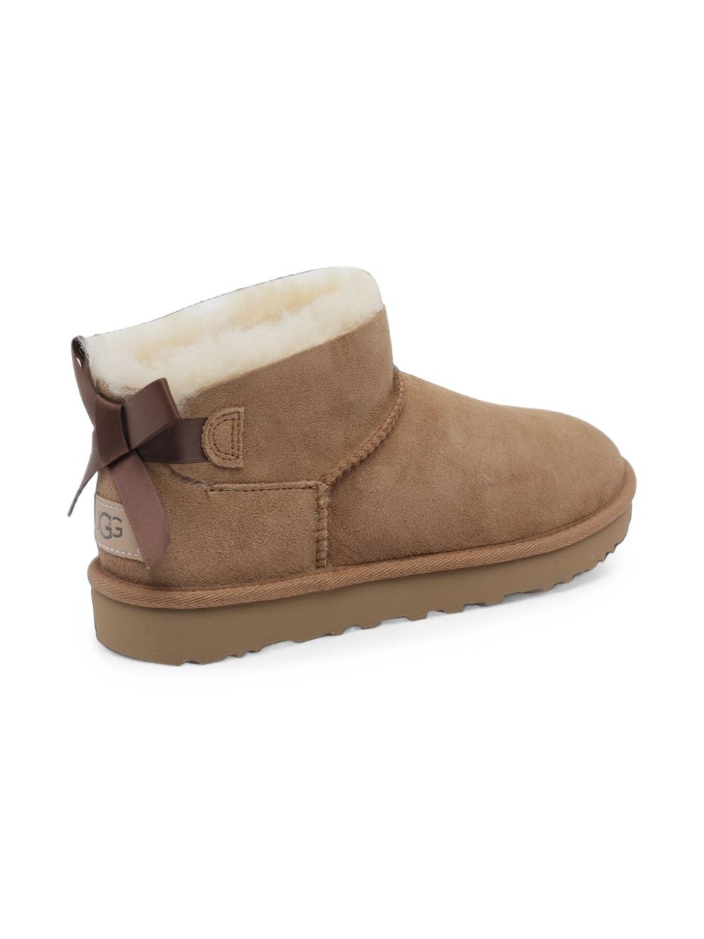 Ugg Ultra Mini Bailey Bow Slipper — Tan, view 3