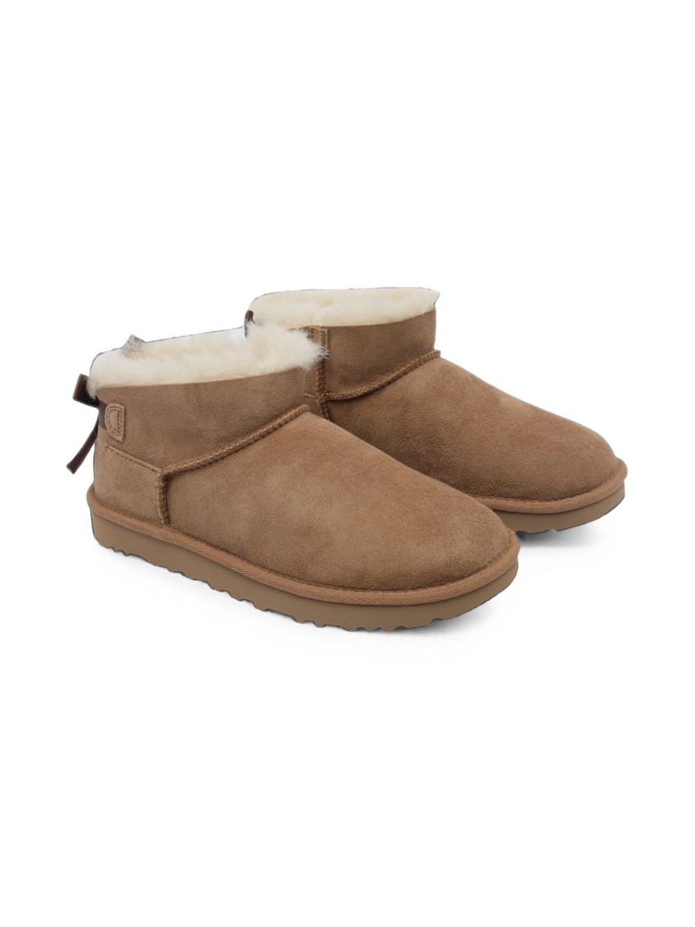 Ugg Ultra Mini Bailey Bow Slipper — Tan, view 4