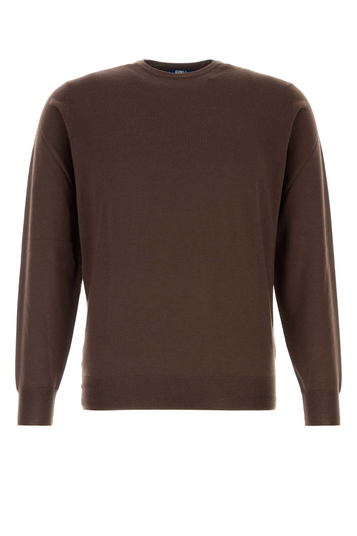 Fedeli Argentina Sweater — Brown by Fedeli