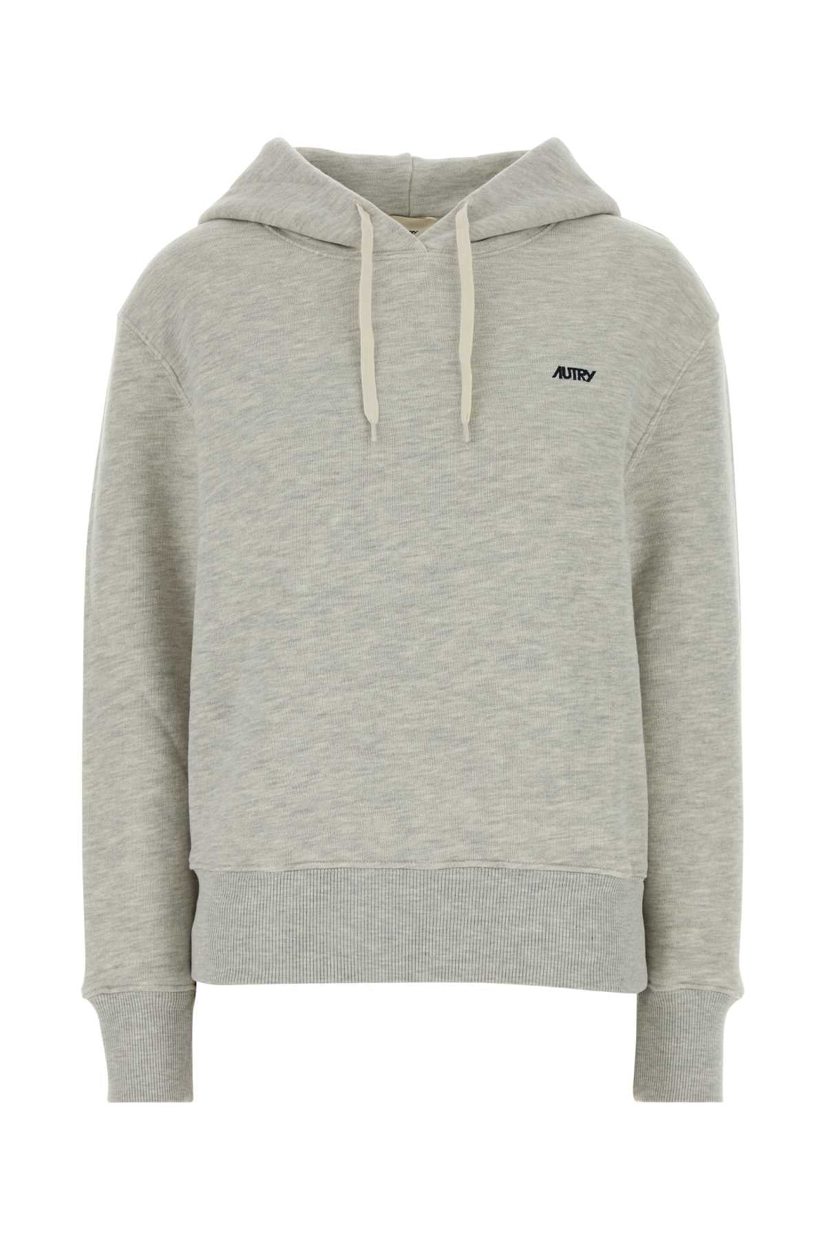 Autry Logo Hoodie — Gray by Autry
