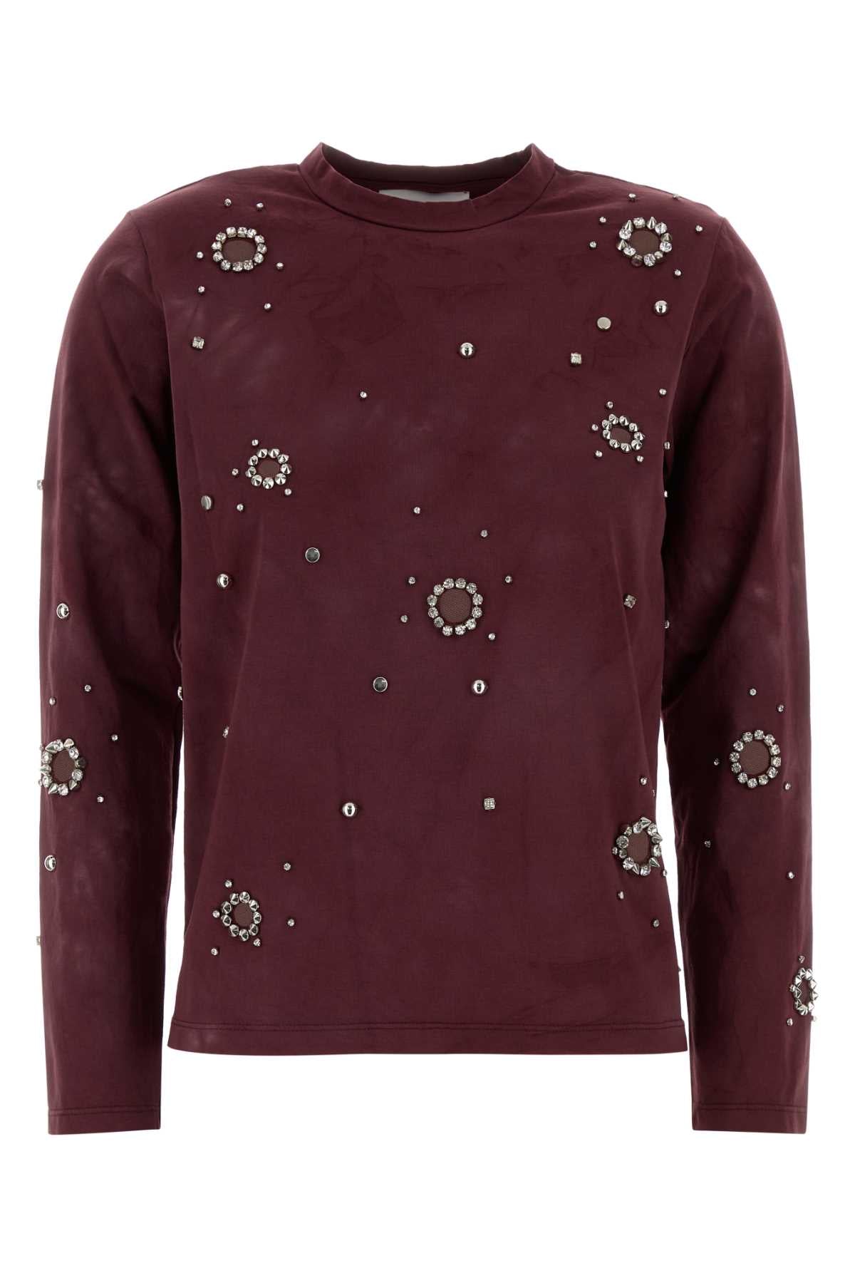 Des Phemmes Ricamo Sweatshirt — Purple by Des Phemmes