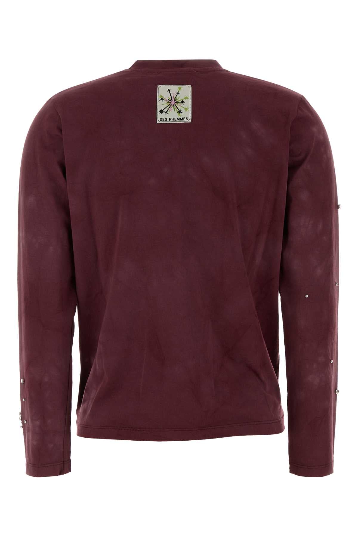 Des Phemmes Ricamo Sweatshirt — Purple, view 2