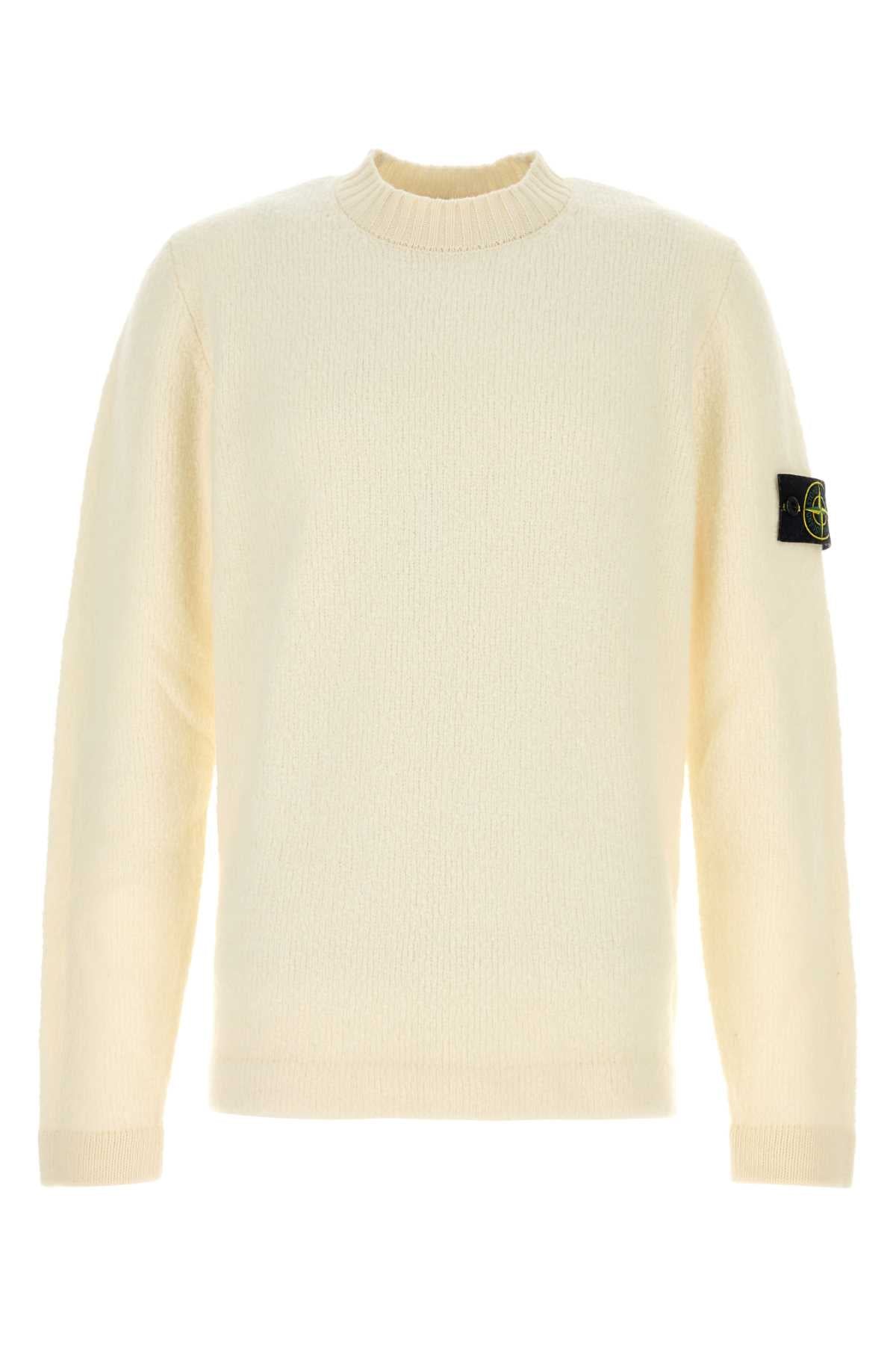 Stone Island Neck Sweater — Ivory by Stone Island