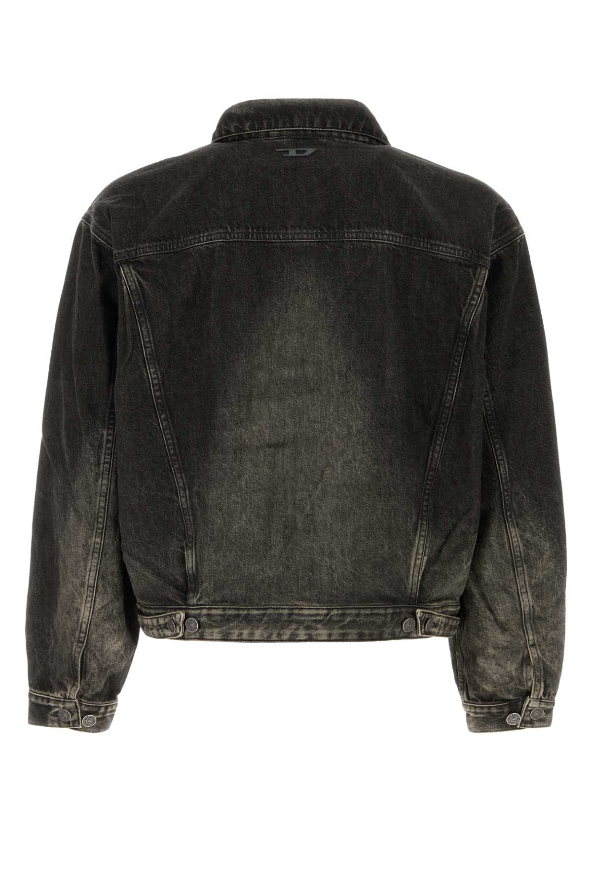 Diesel Denim Jacket — Black, view 2