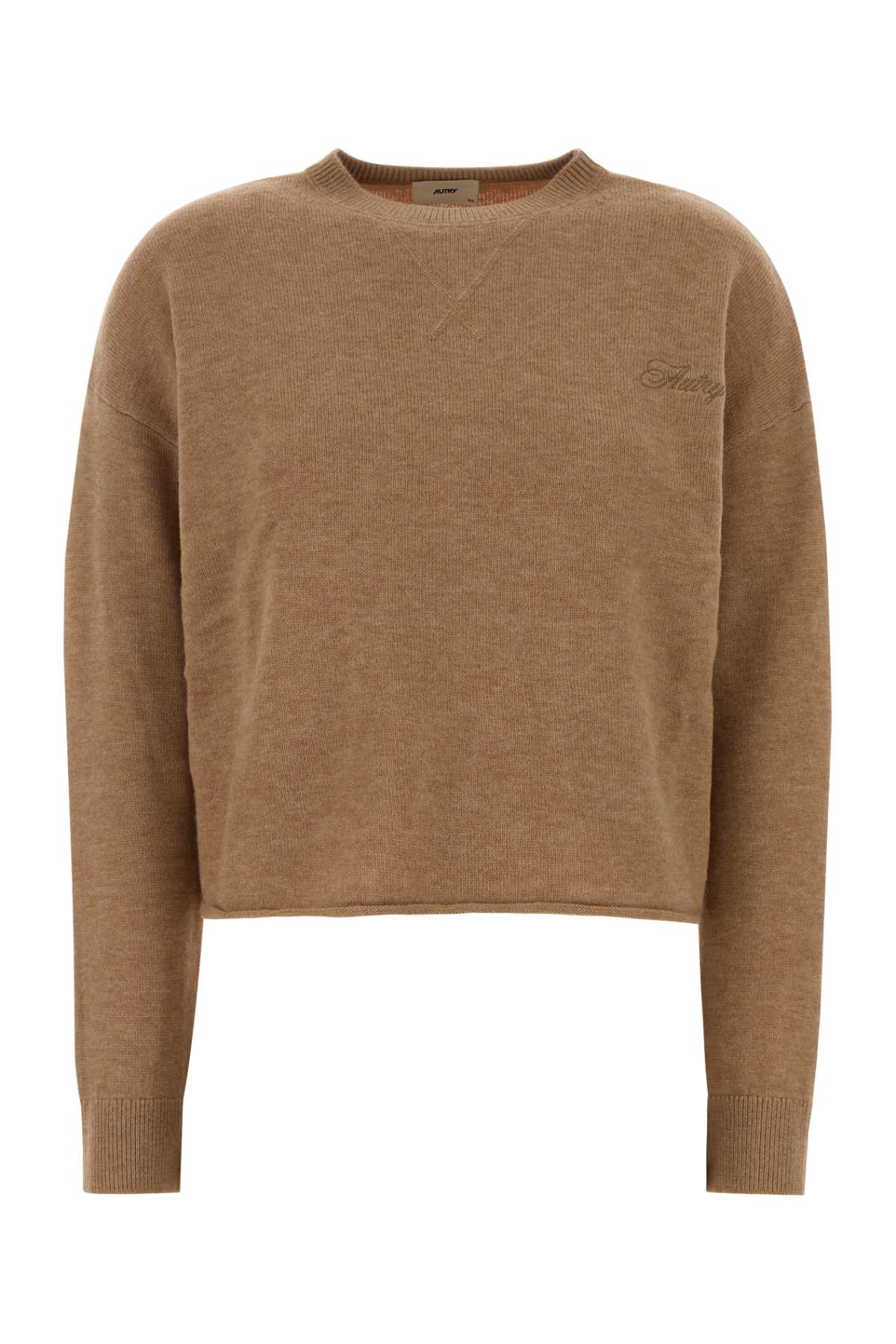Autry Wool Blend Sweater — Beige by Autry
