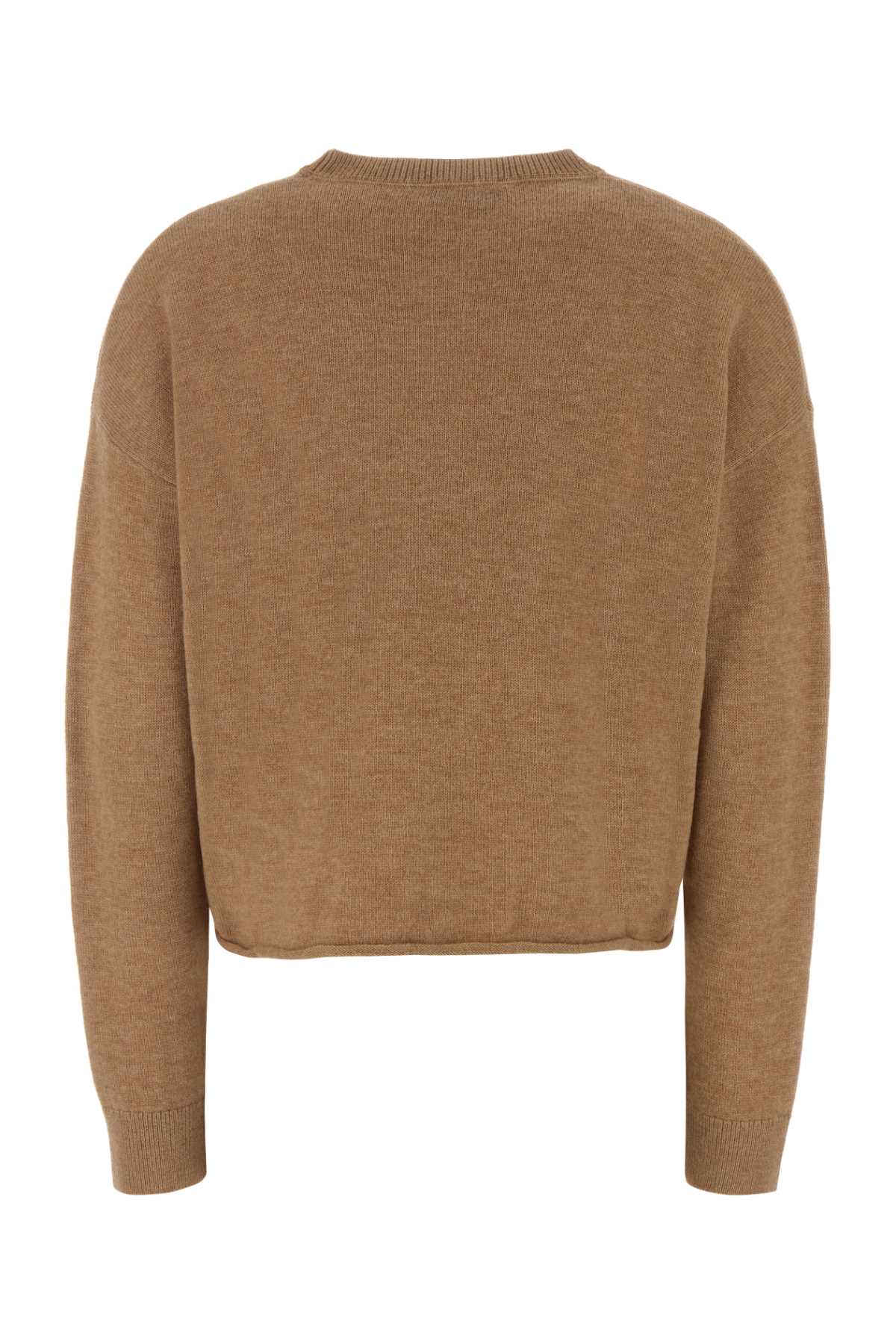 Autry Wool Blend Sweater — Beige, view 2