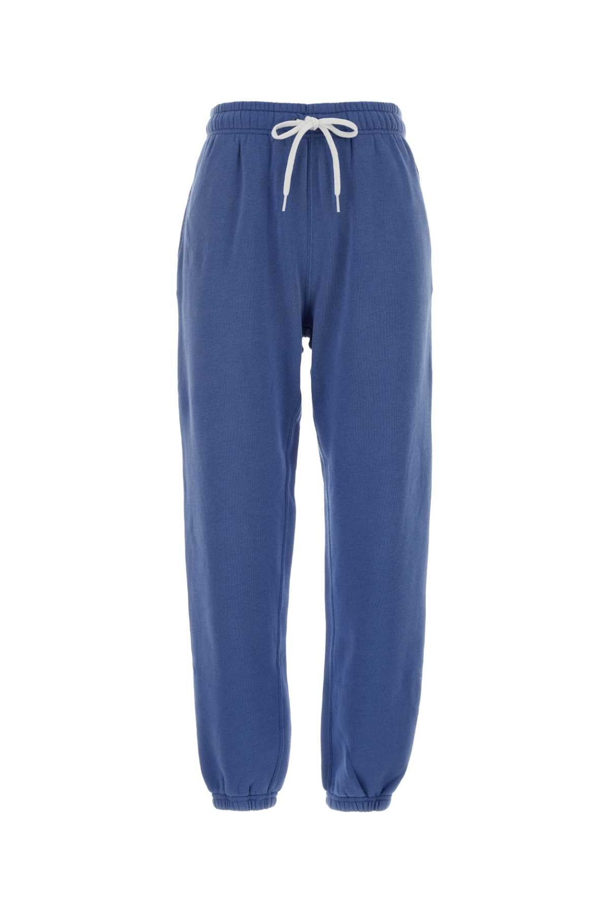 Polo Ralph Lauren Cotton Blend Knit Joggers — Blue by Polo Ralph Lauren