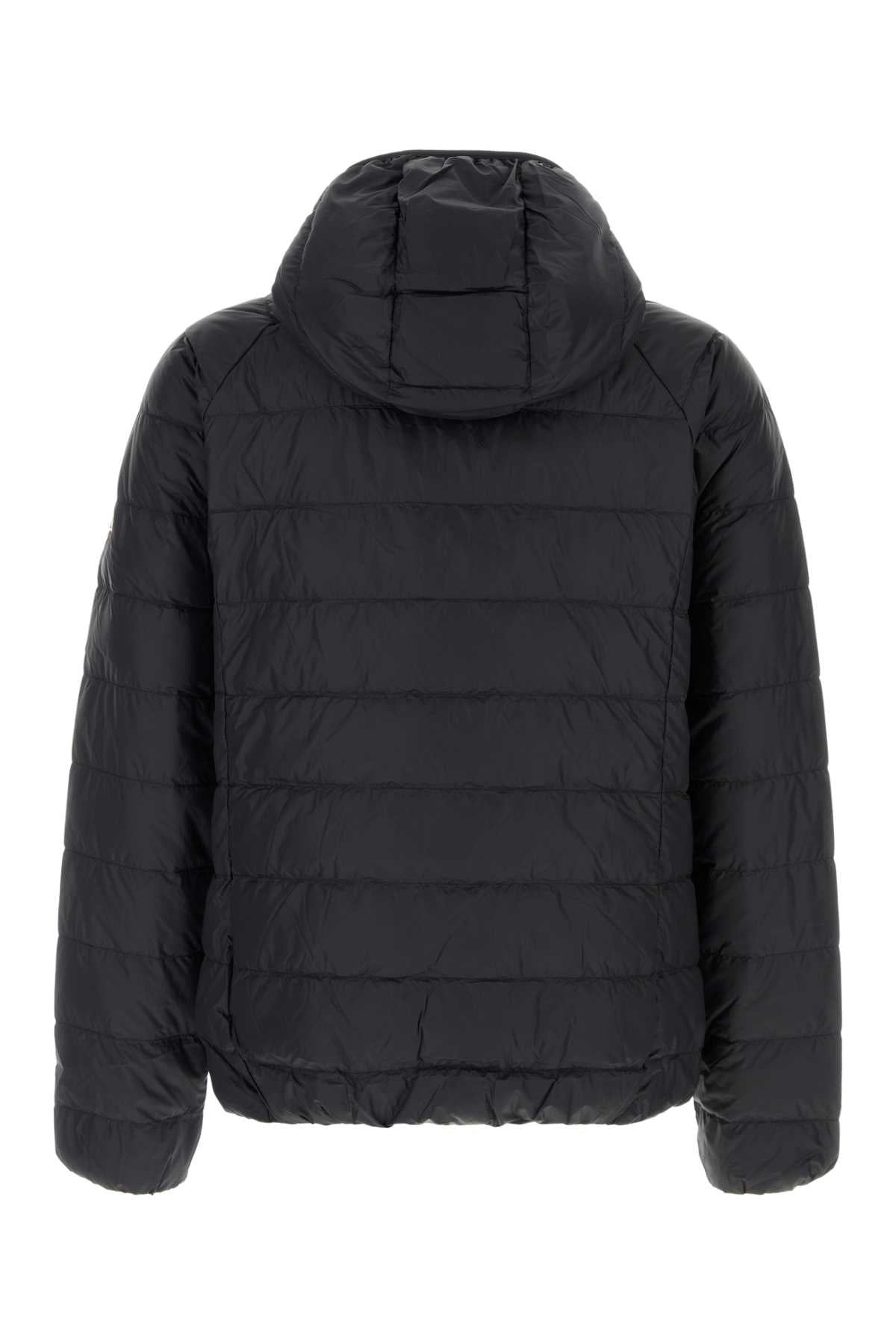 Pyrenex Hooded Down Jacket — Black, view 2