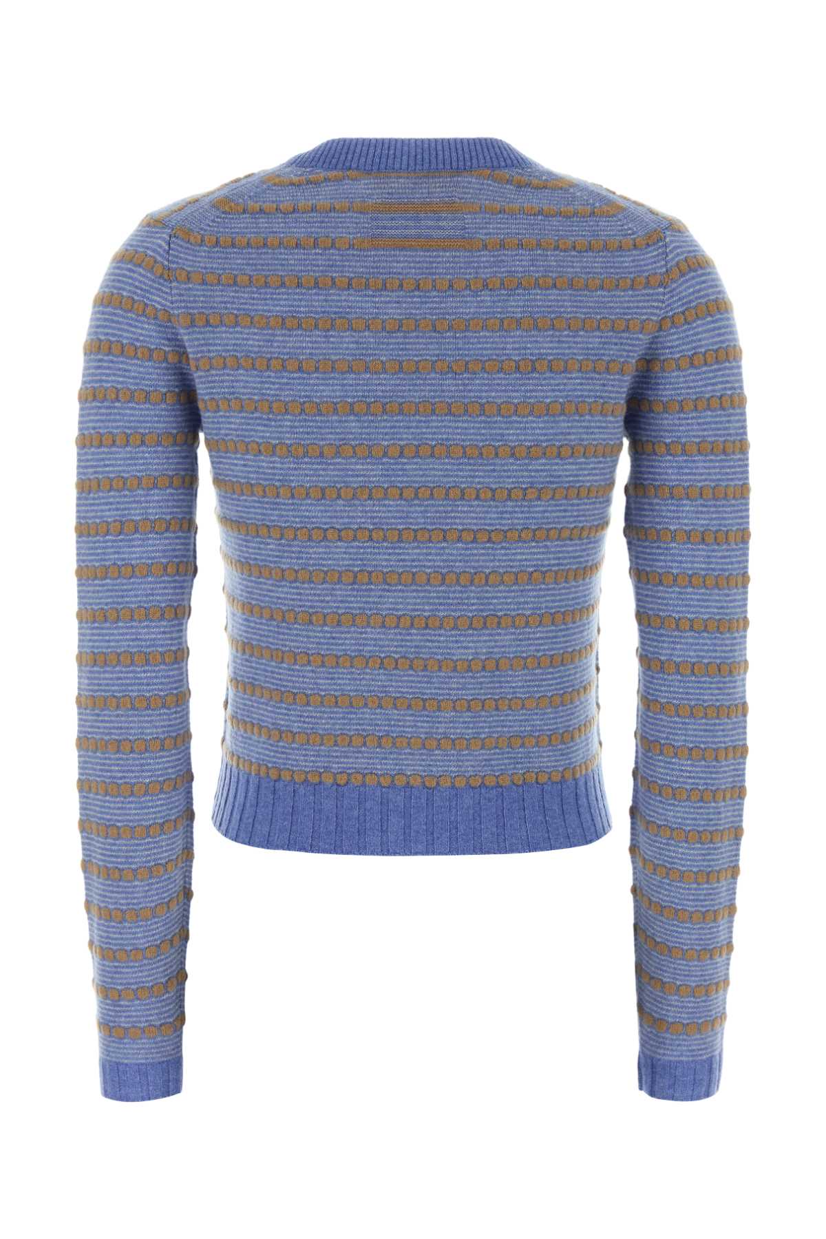 Guest In Residence Pebble Stripe Sweater — Blue - XS, view 2