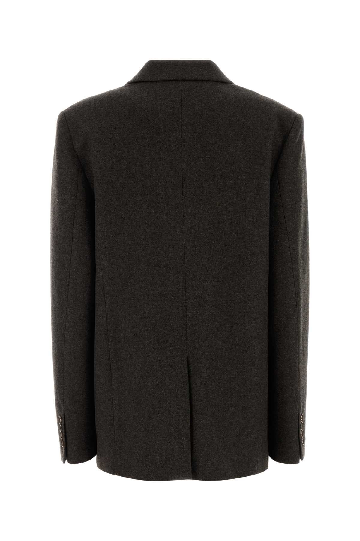 Le Sully Studio Doppiopetto Blazer — Brown, view 2