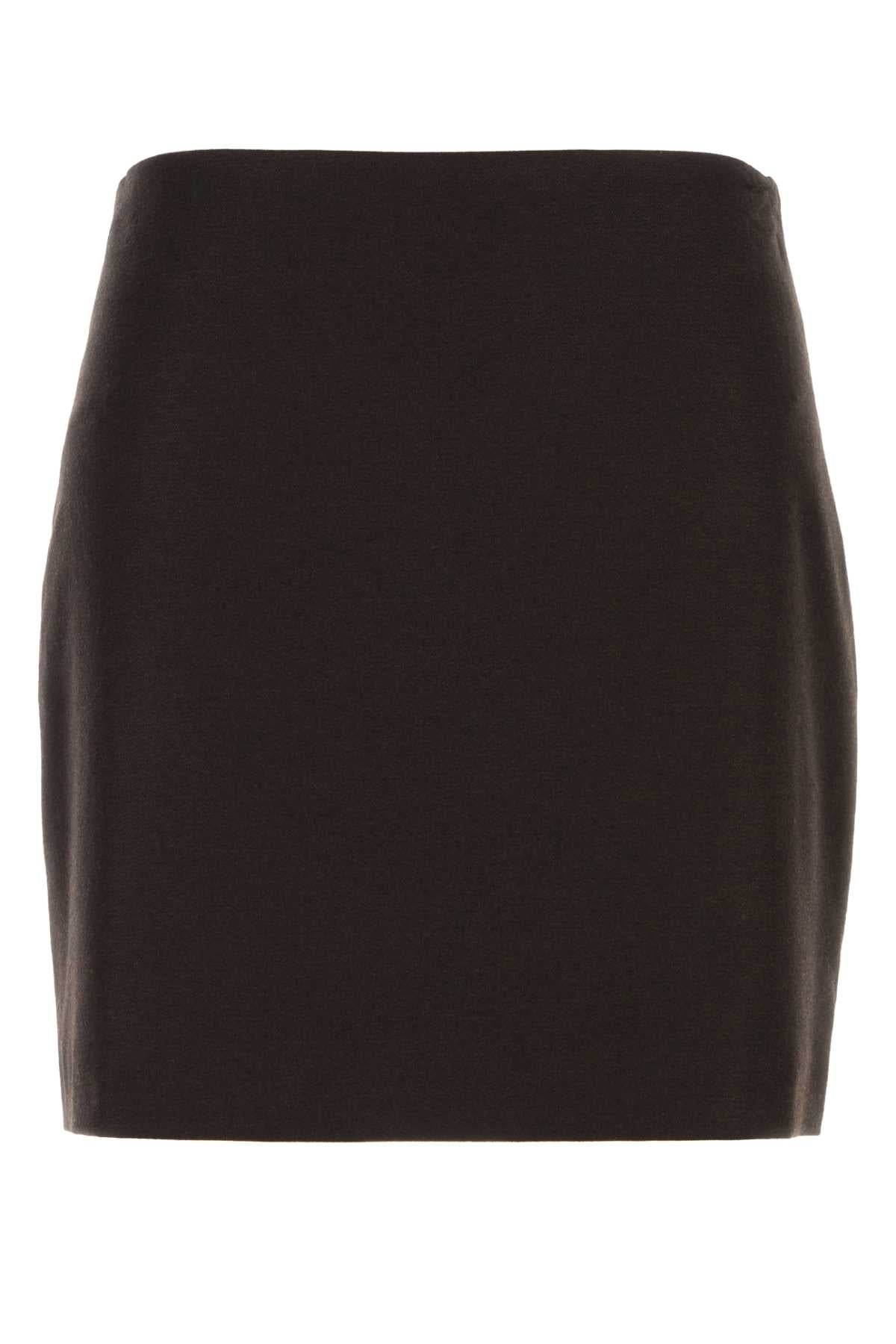 Le Sully Studio Mini Skirt — Brown by Le Sully Studio