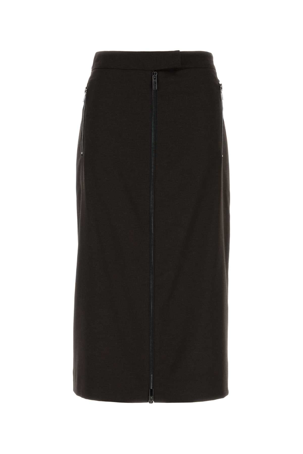 Le Sully Studio Longuette Skirt — Brown by Le Sully Studio