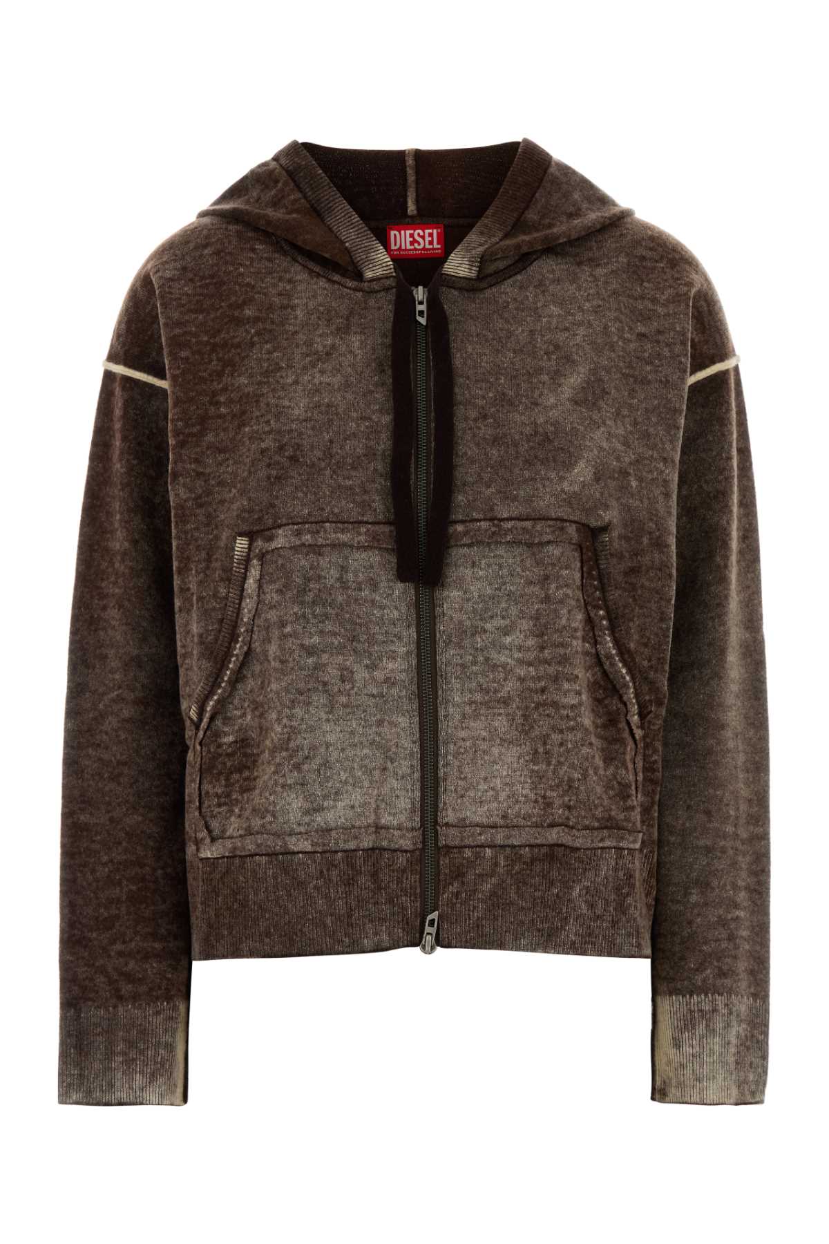 Diesel M-HERMINE Sweatshirt — Brown by Diesel