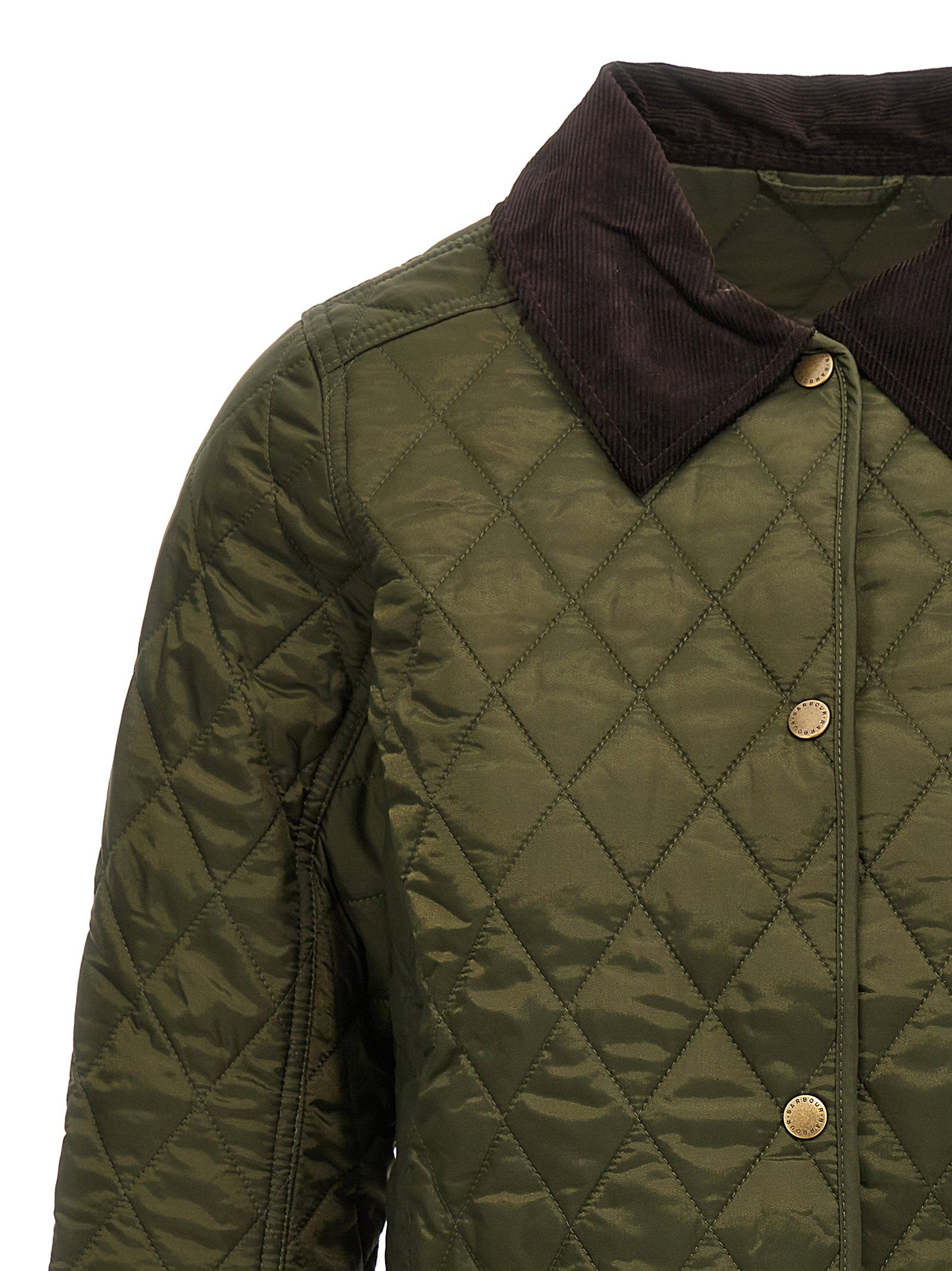 Barbour Annandale Jacket — Olive Green, view 3