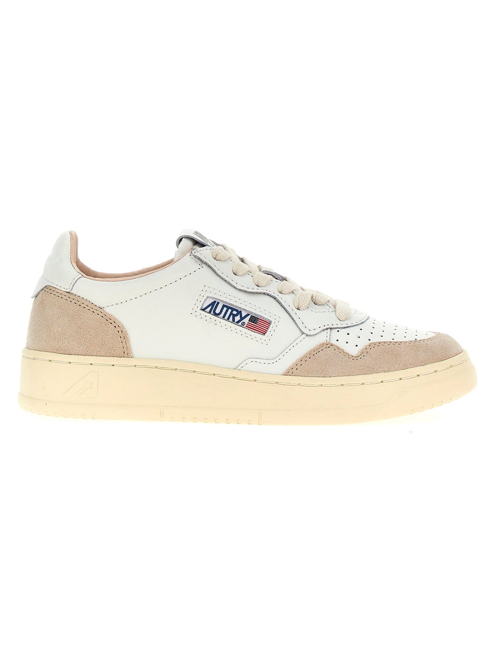 Autry Medalist Low Sneaker — Cream by Autry