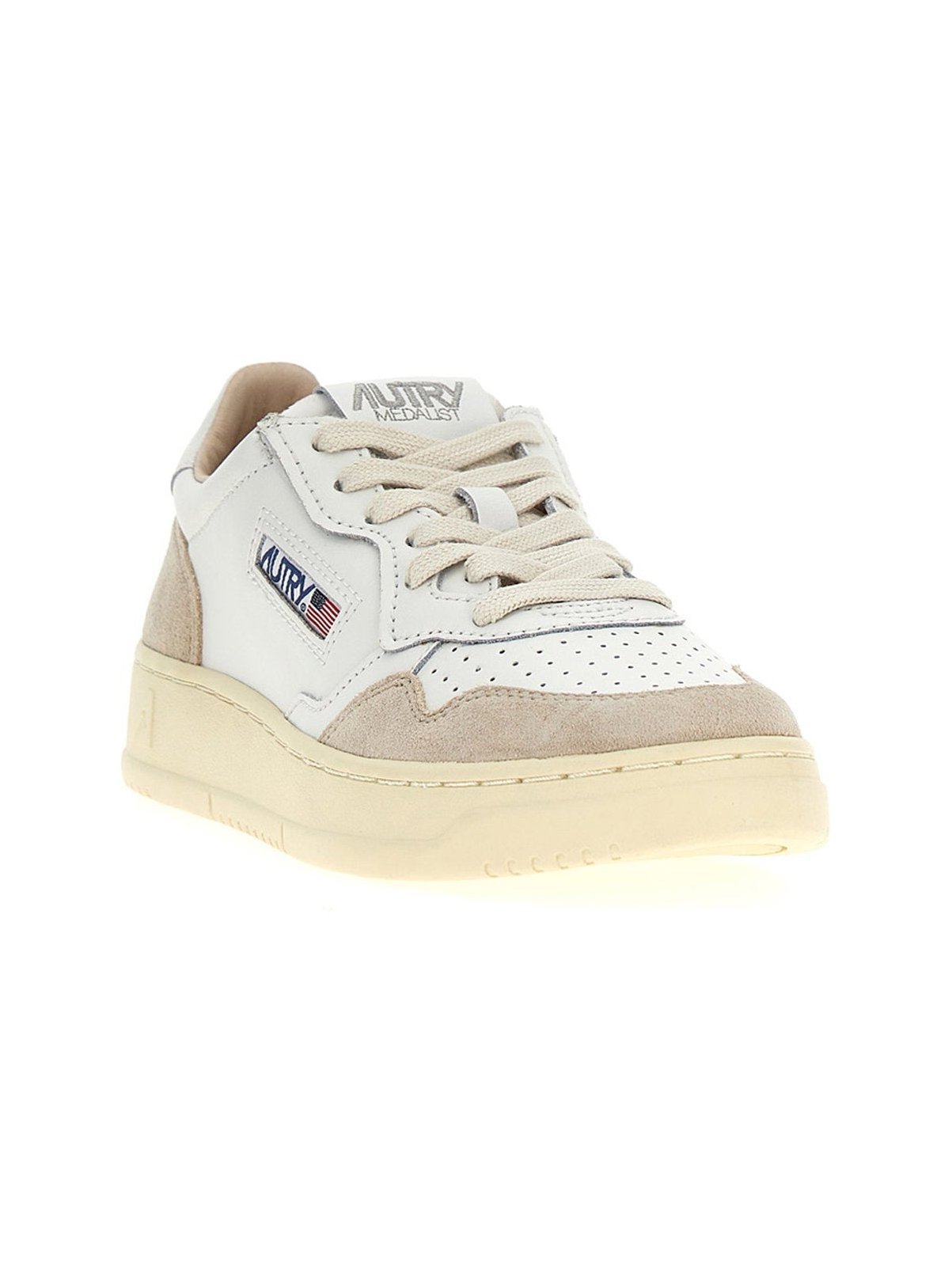 Autry Medalist Low Sneaker — Cream, view 2