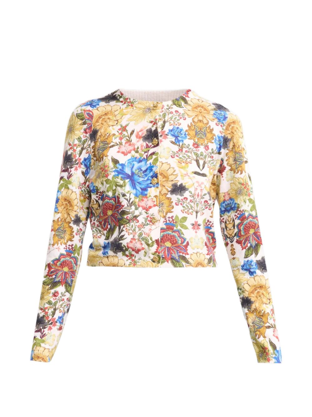 Alice + Olivia Carson Cardigan — Cream, view 2