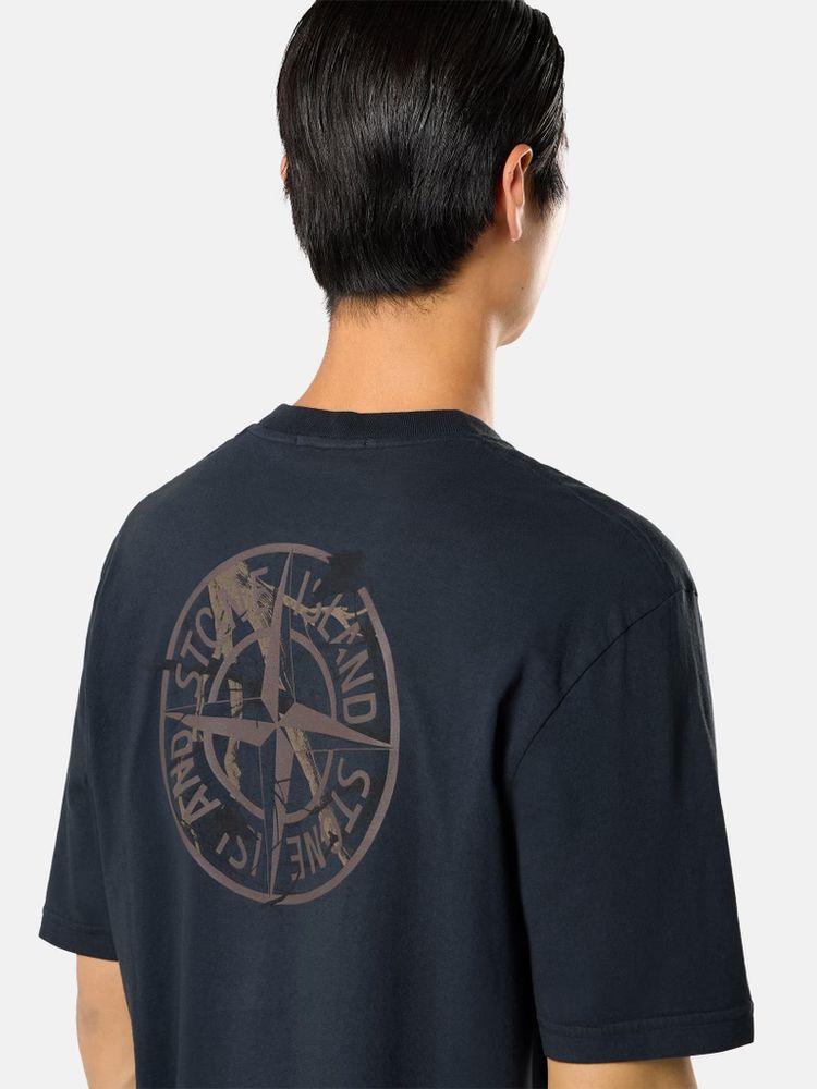 Stone Island Stone Island T-Shirt — Blue, view 3