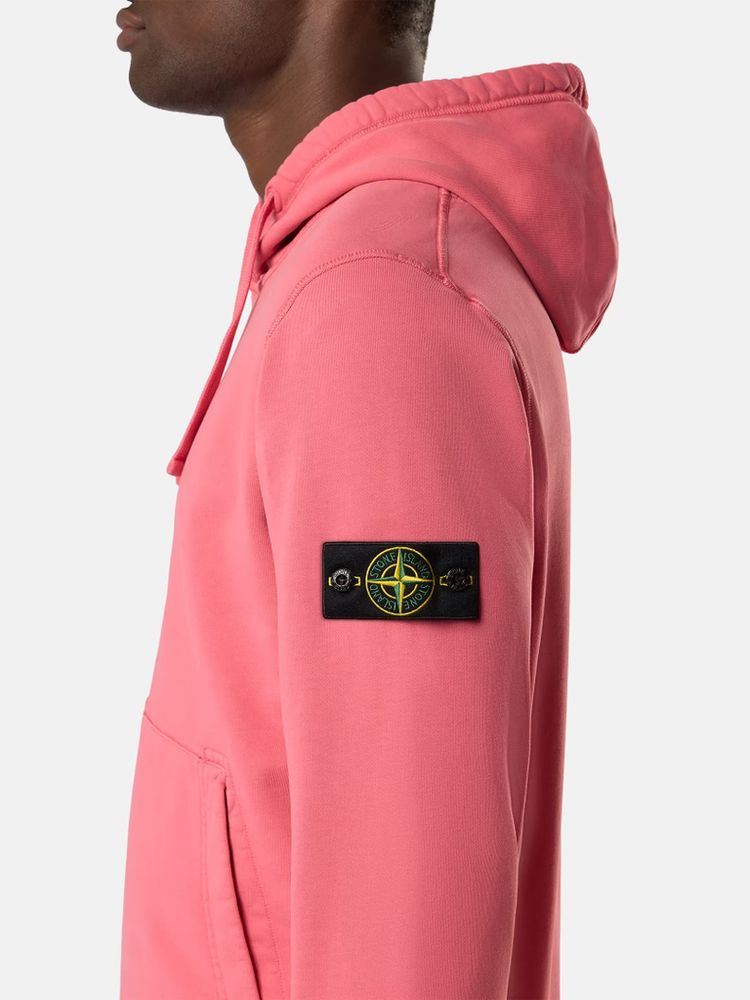 Stone Island H26 Hoodie — Geranium, view 2