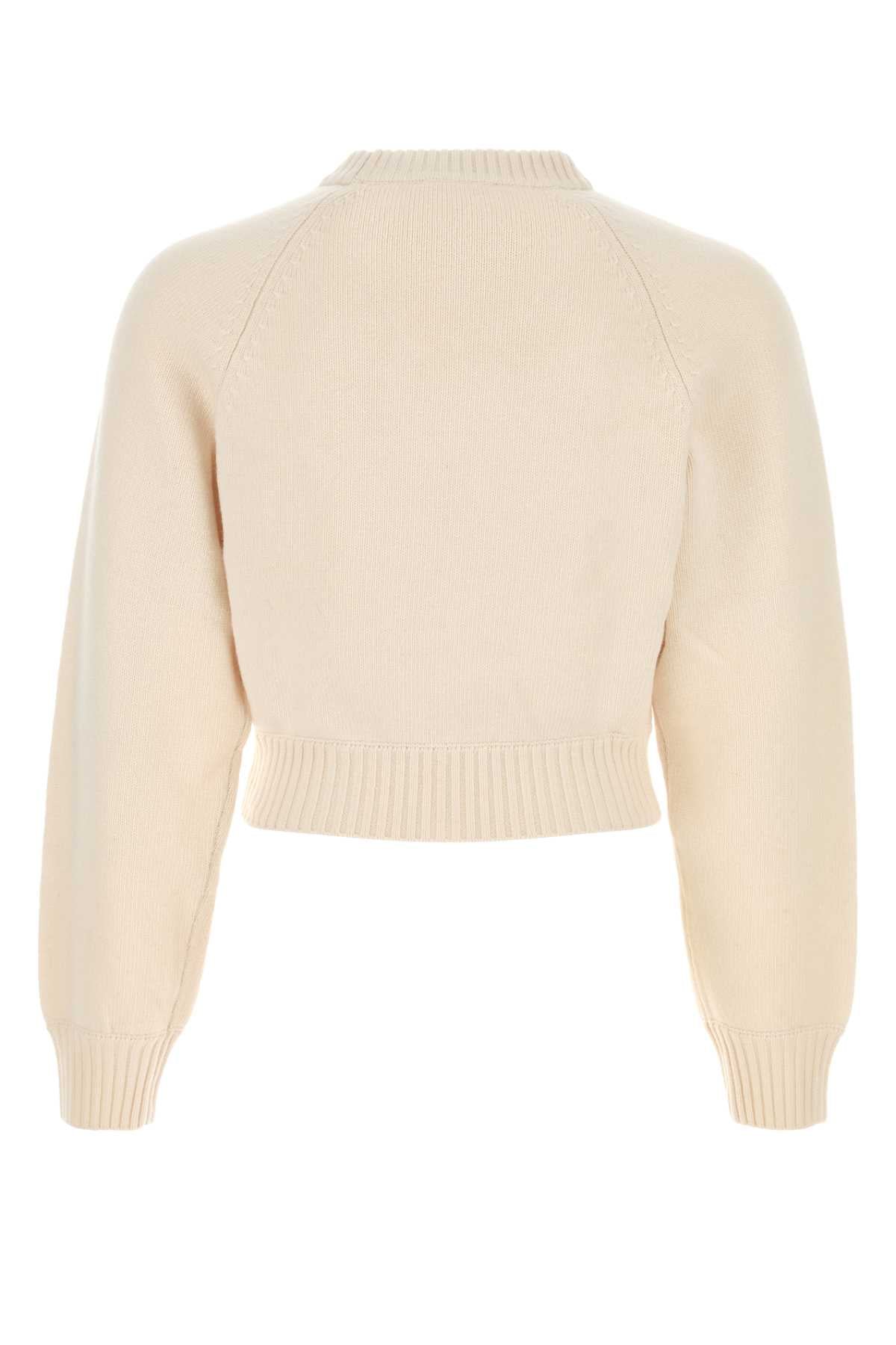 Sporty & Rich Club Sweater — Cream, view 2