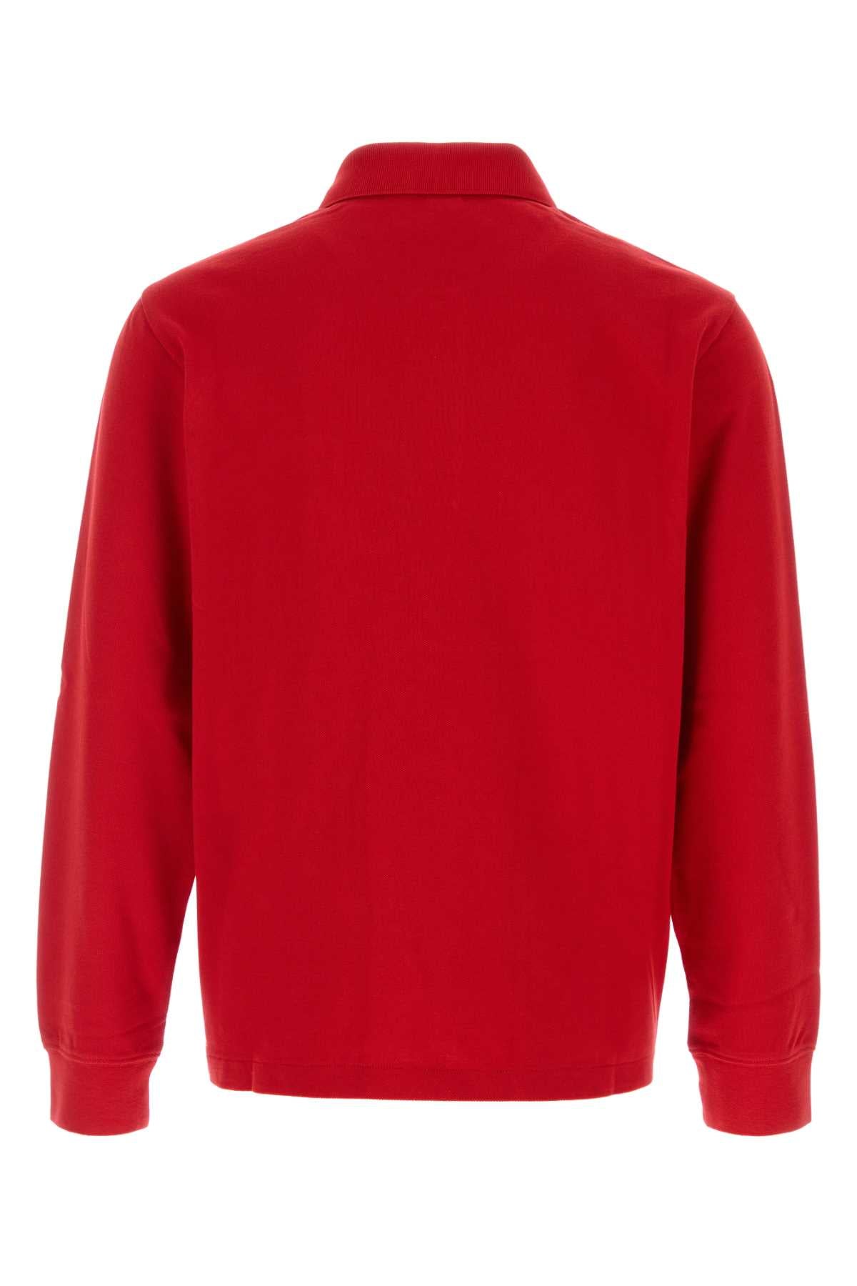 Sporty & Rich Club Polo Shirt — Red, view 2