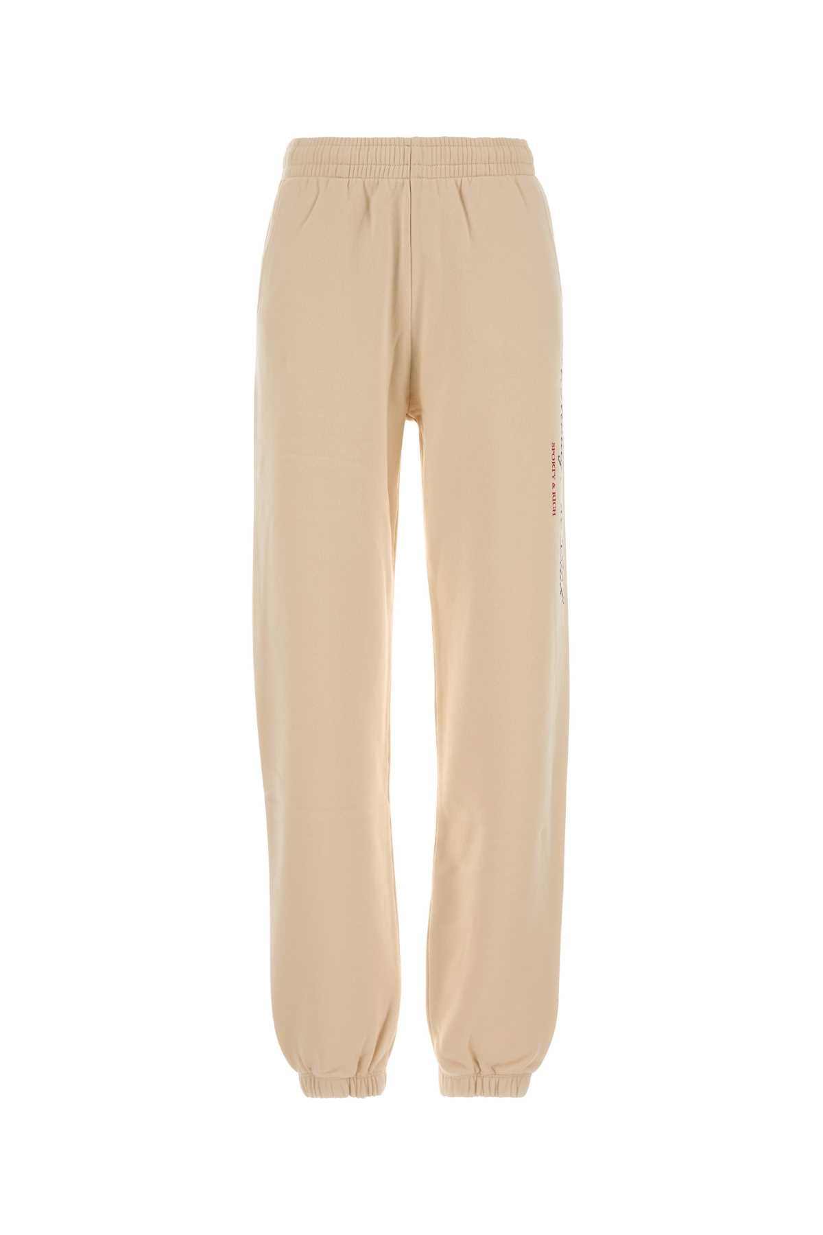 Sporty & Rich Club Joggers — Beige by Sporty & Rich