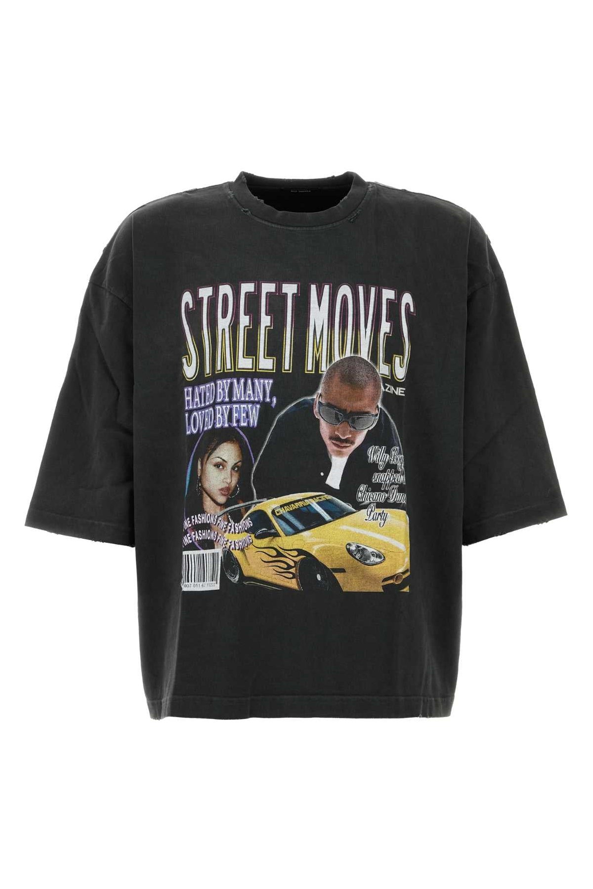 Willy Chavarria Moves T-Shirt — Black by Willy Chavarria