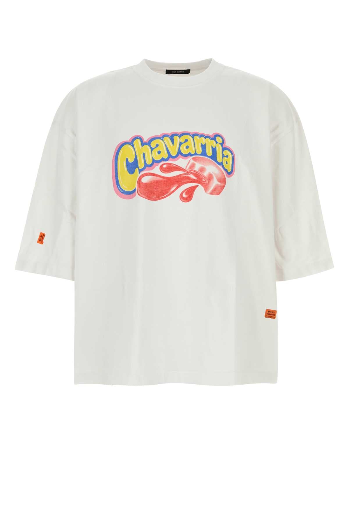 Willy Chavarria Chavaloo T-Shirt — White by Willy Chavarria