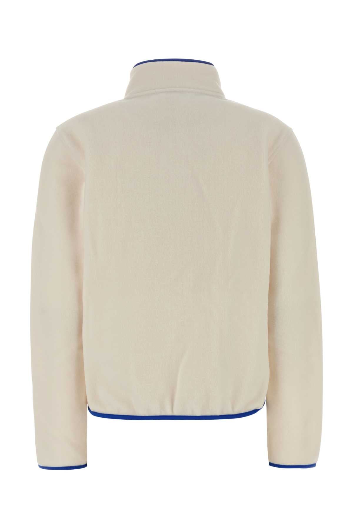 Sporty & Rich Logo Sweatshirt — Beige - M, view 2