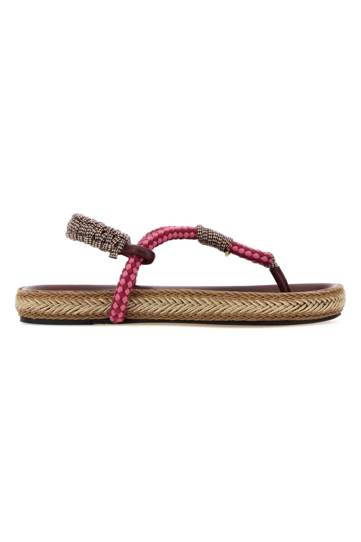 Isabel Marant Gypso Sandals — Burgundy by Isabel Marant