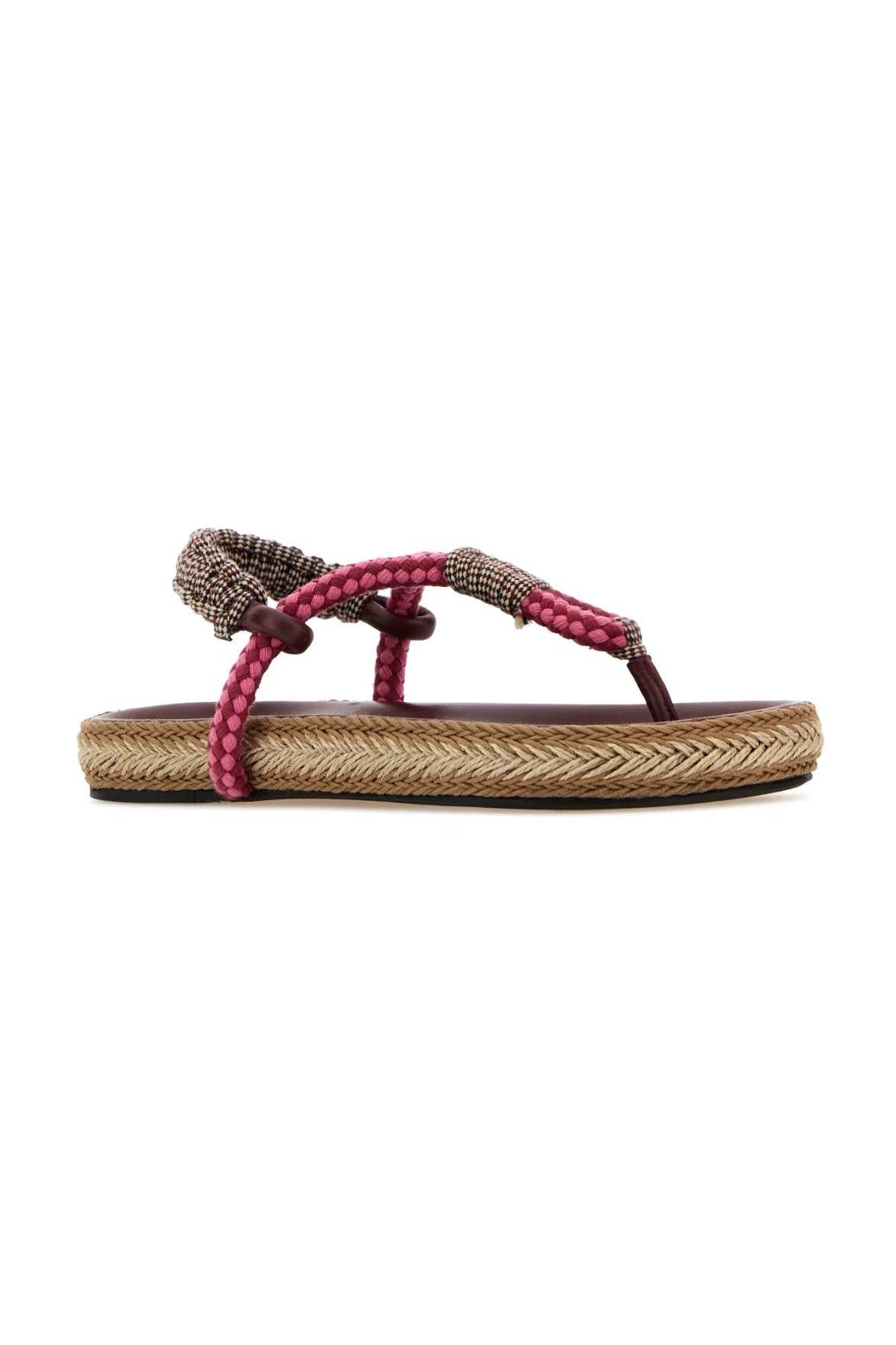 Isabel Marant Gypso Sandals — Burgundy, view 2