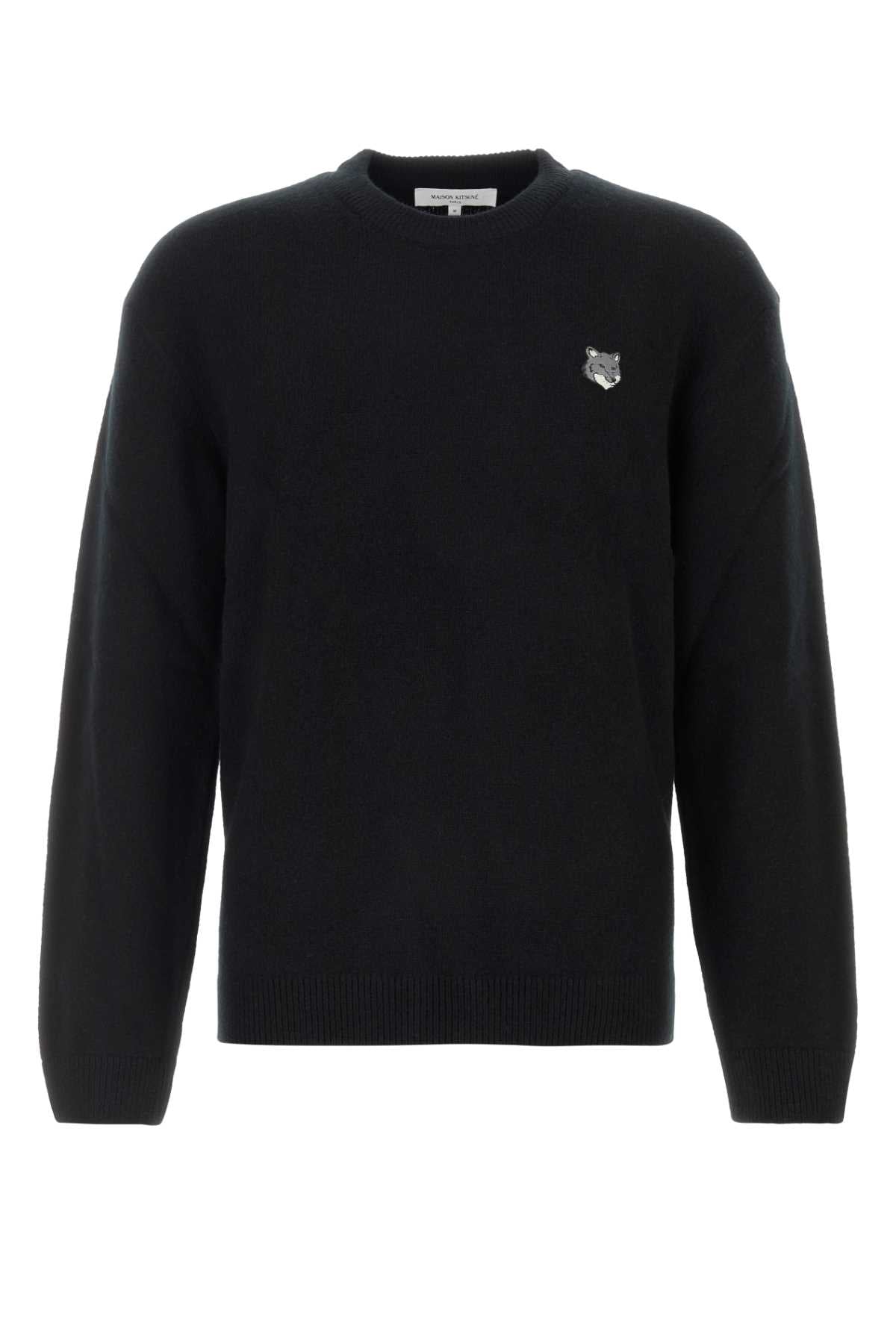Maison Kitsune Head Sweater — Black by Maison Kitsune
