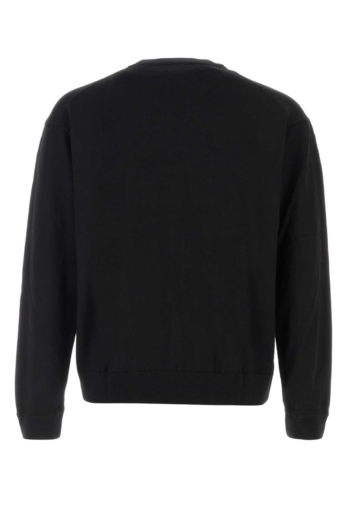 Maison Kitsune Head Sweater — Black, view 2