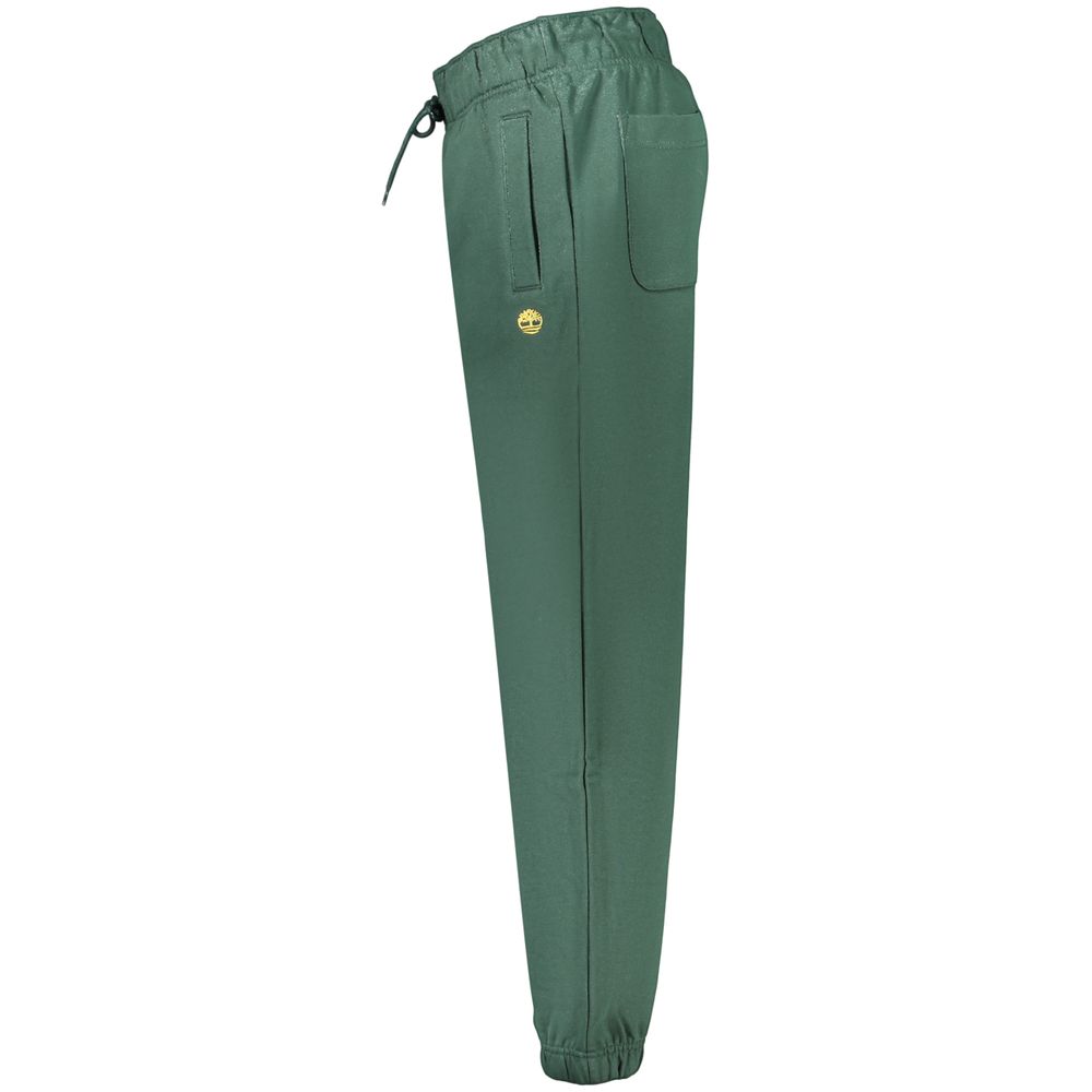 Timberland Cotton Drawstring Joggers — Green, view 3