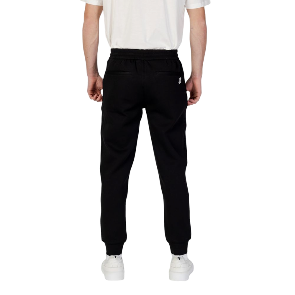 Armani Exchange Cotton-Blend Joggers — Black, view 5