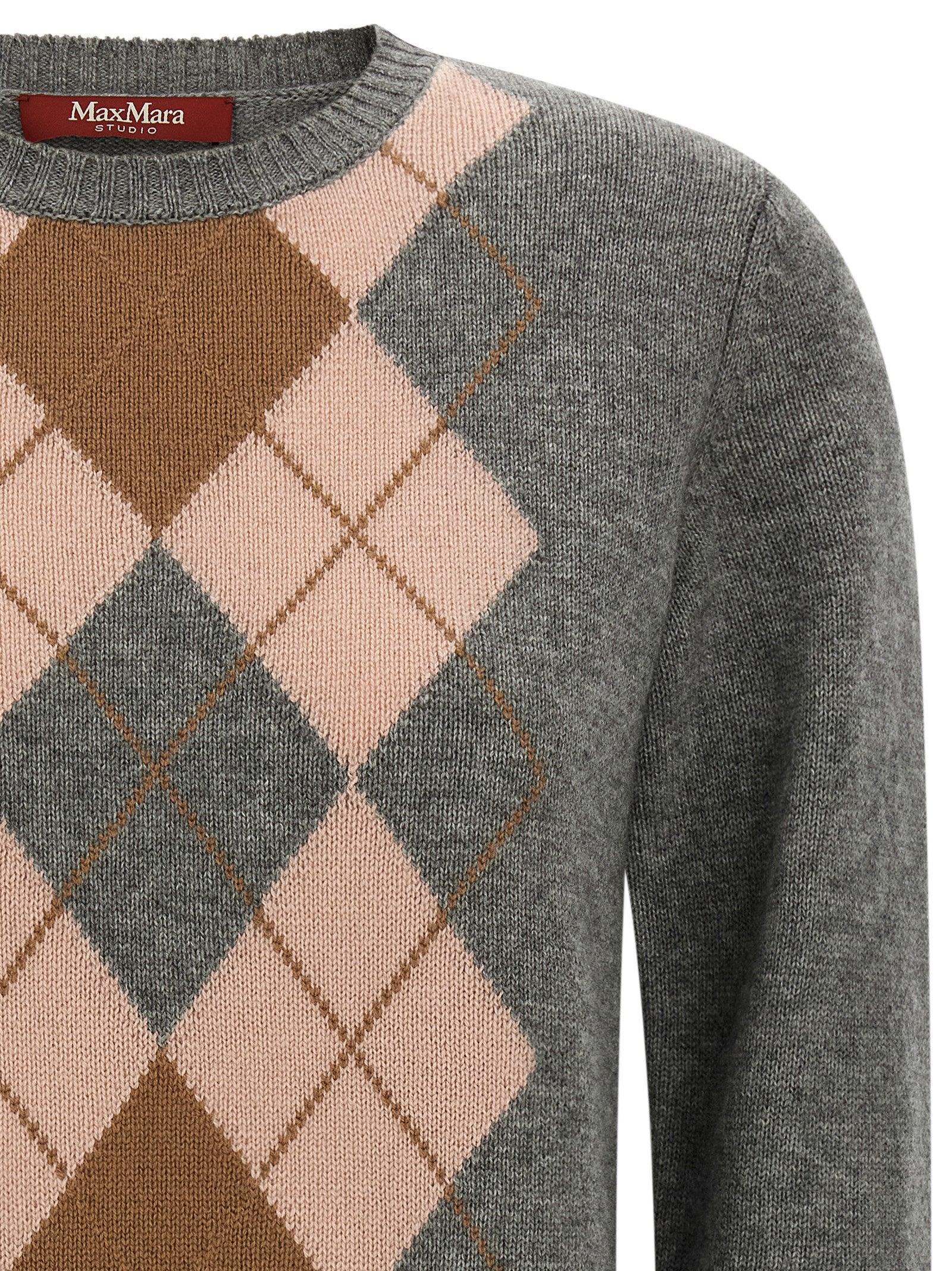 Max Mara Faraone Sweater — Gray, view 3