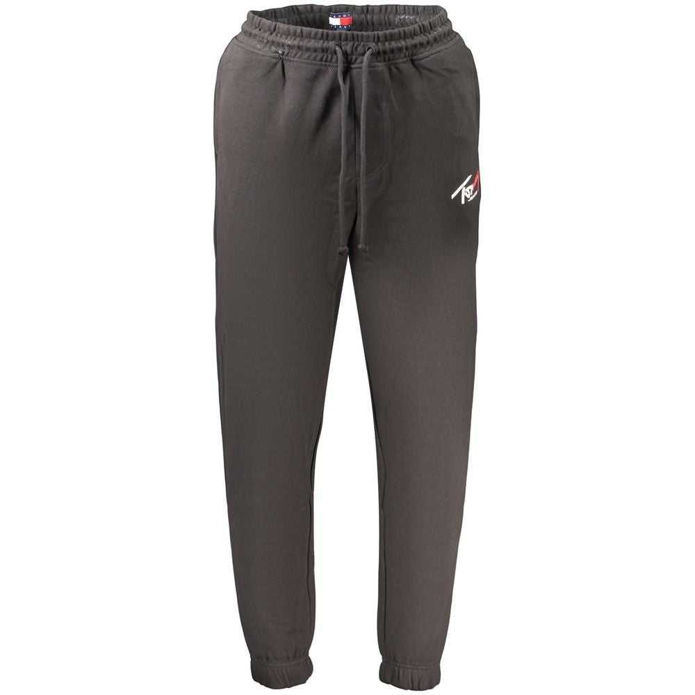 Tommy Hilfiger Brushed Cotton Joggers — Black by Tommy Hilfiger