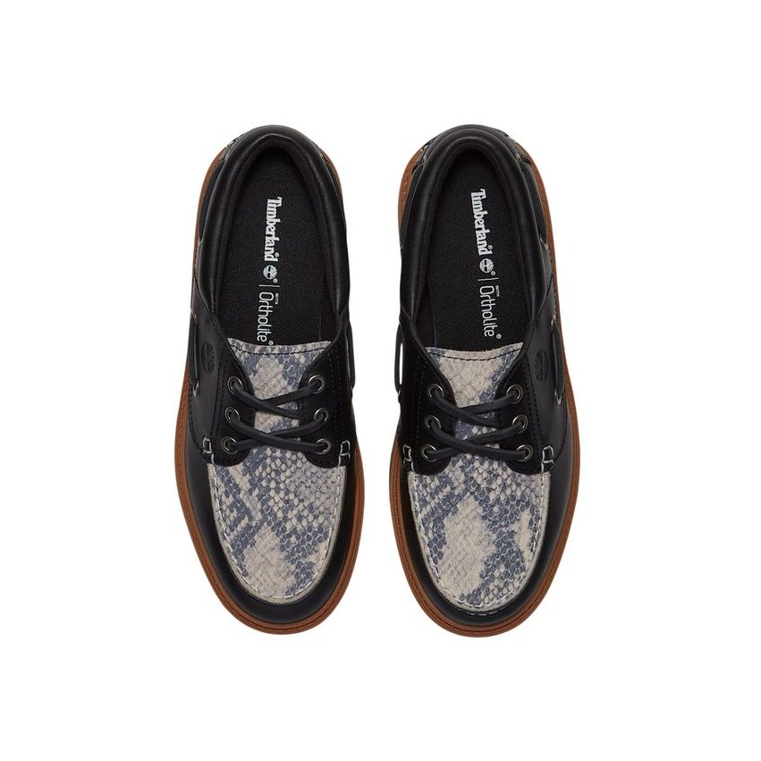 Timberland Leather Platform Loafer — Black, view 2